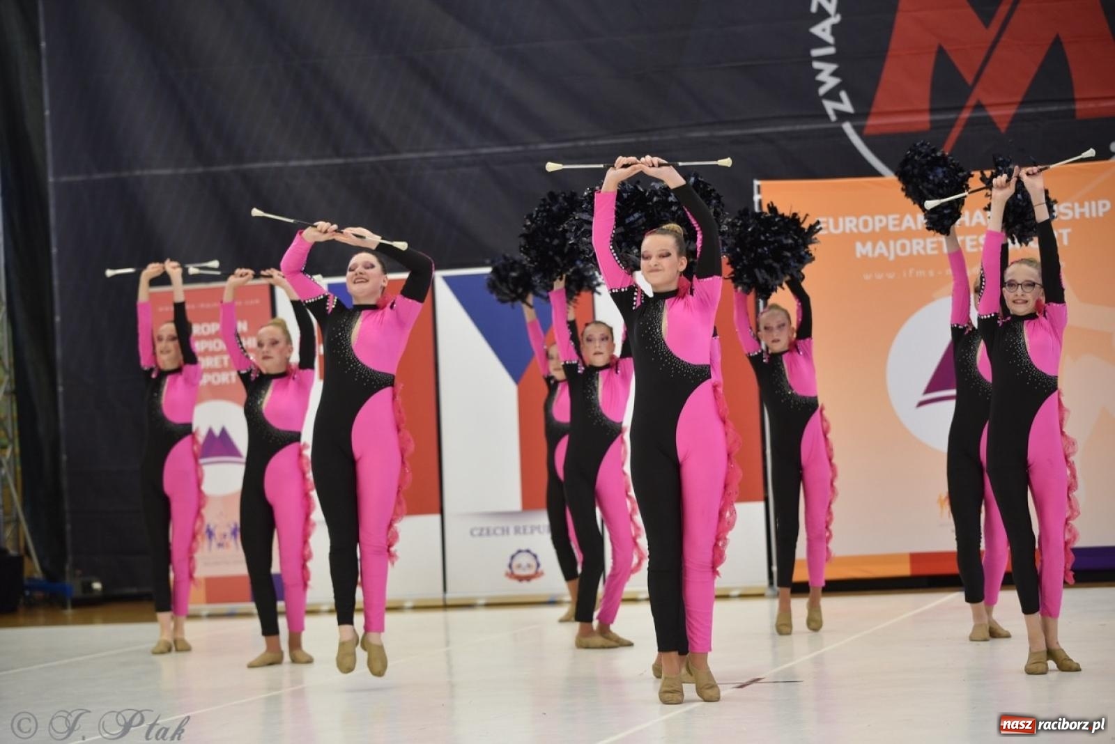 Zdjęcie w galerii na portalu naszraciborz.pl: Racibórz gospodarzem 17. Mistrzostw Europy Mażoretek [FOTO] wiadomości z regionu