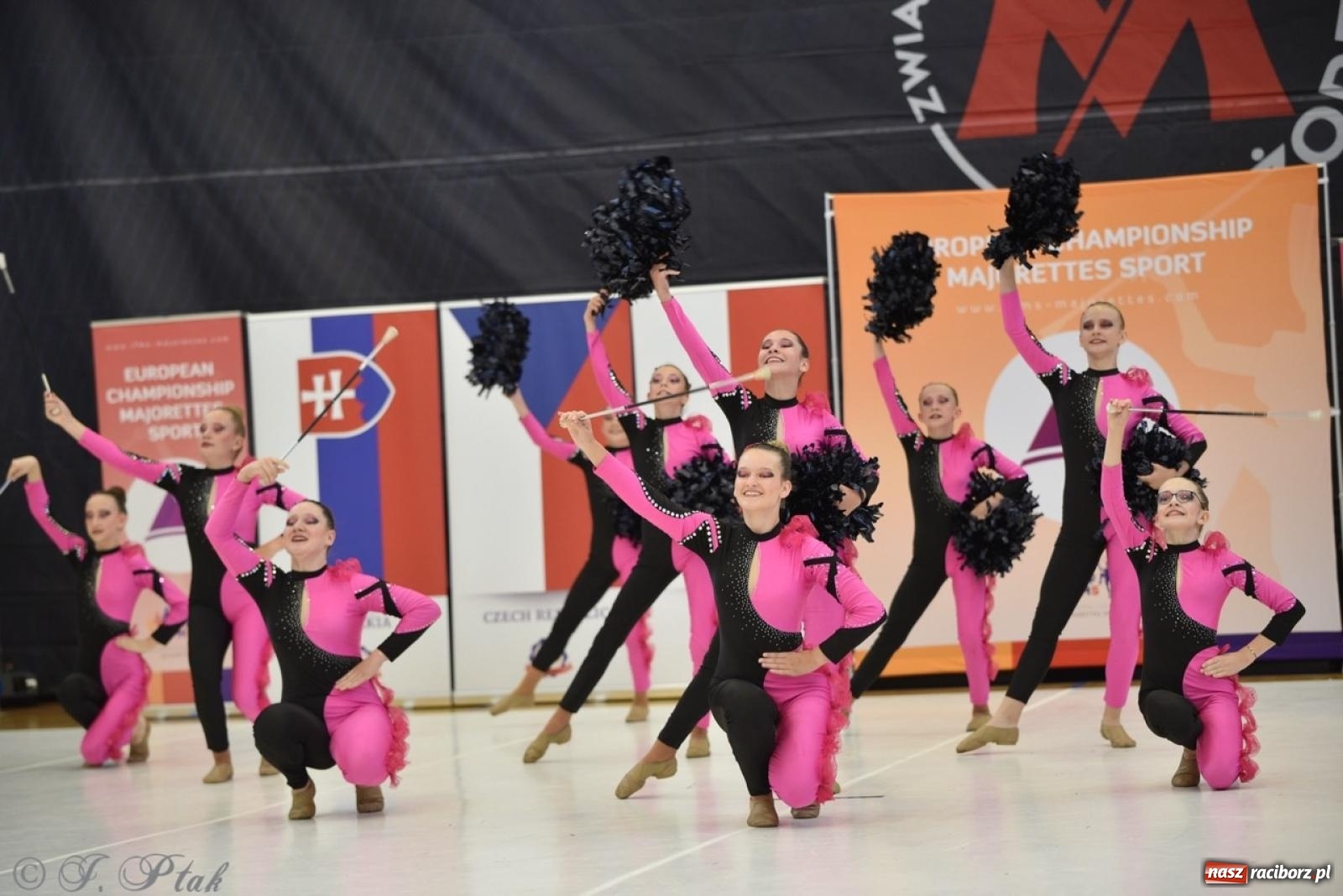 Zdjęcie w galerii na portalu naszraciborz.pl: Racibórz gospodarzem 17. Mistrzostw Europy Mażoretek [FOTO] wiadomości z regionu