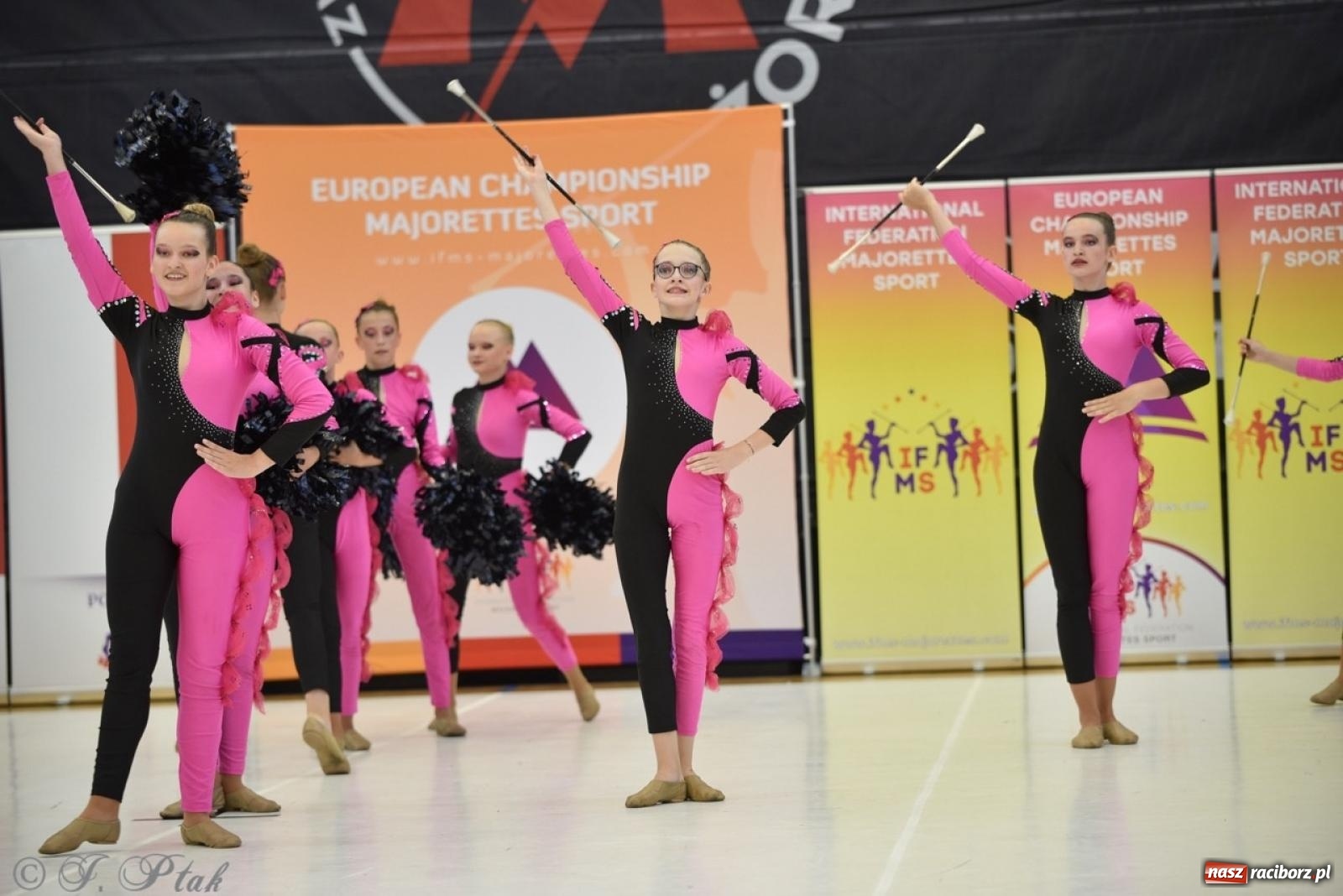 Zdjęcie w galerii na portalu naszraciborz.pl: Racibórz gospodarzem 17. Mistrzostw Europy Mażoretek [FOTO] wiadomości z regionu