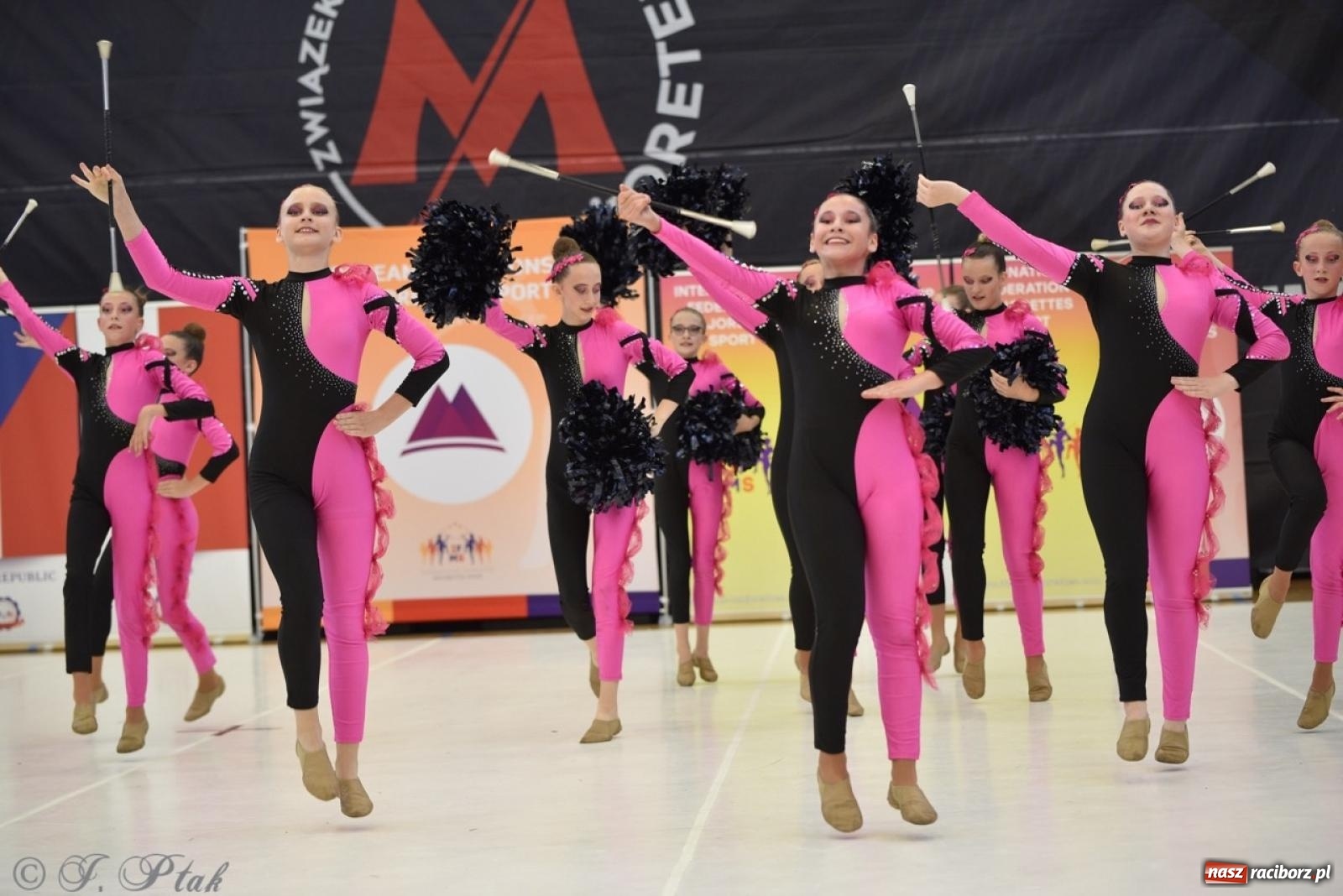 Zdjęcie w galerii na portalu naszraciborz.pl: Racibórz gospodarzem 17. Mistrzostw Europy Mażoretek [FOTO] wiadomości z regionu