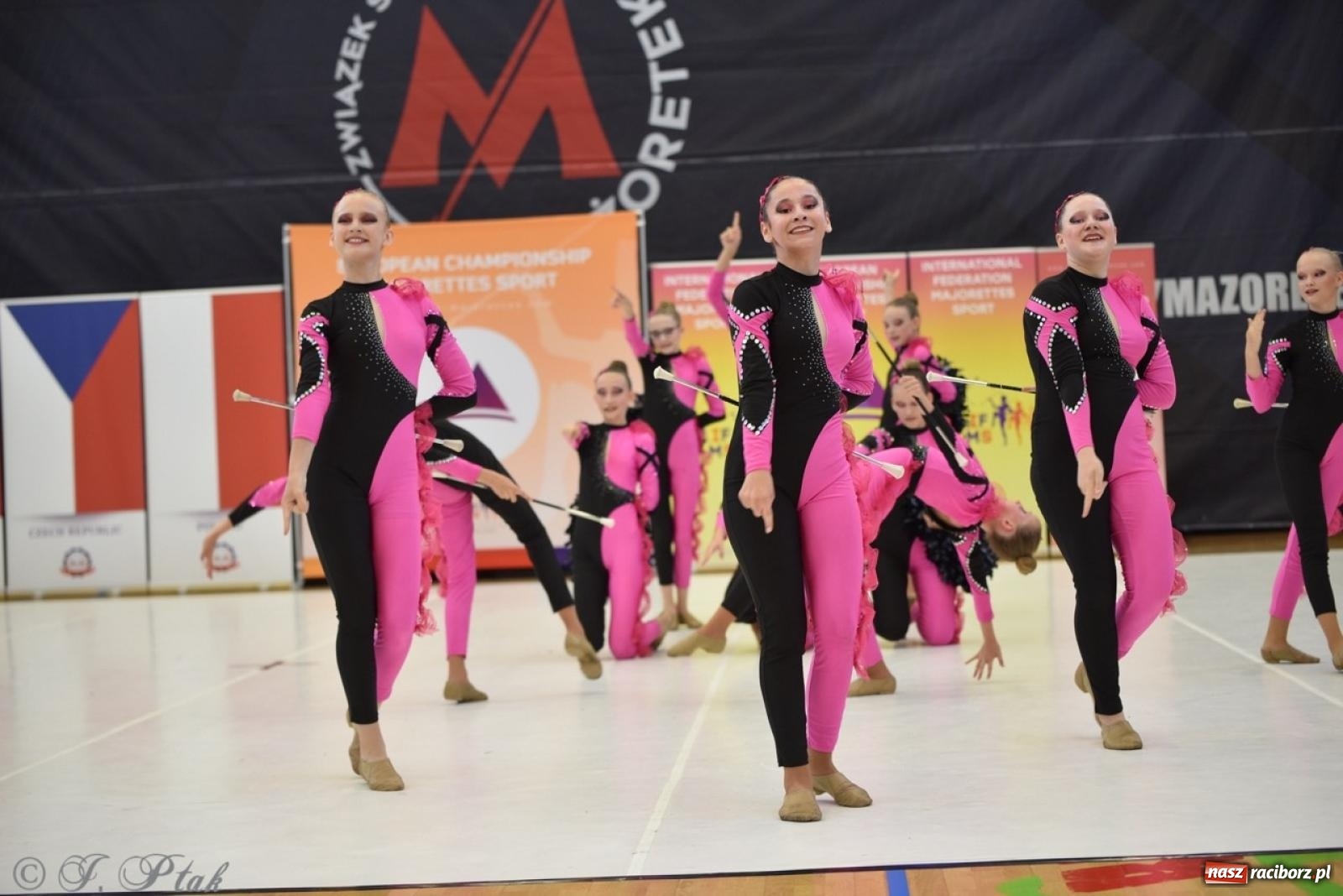 Zdjęcie w galerii na portalu naszraciborz.pl: Racibórz gospodarzem 17. Mistrzostw Europy Mażoretek [FOTO] wiadomości z regionu