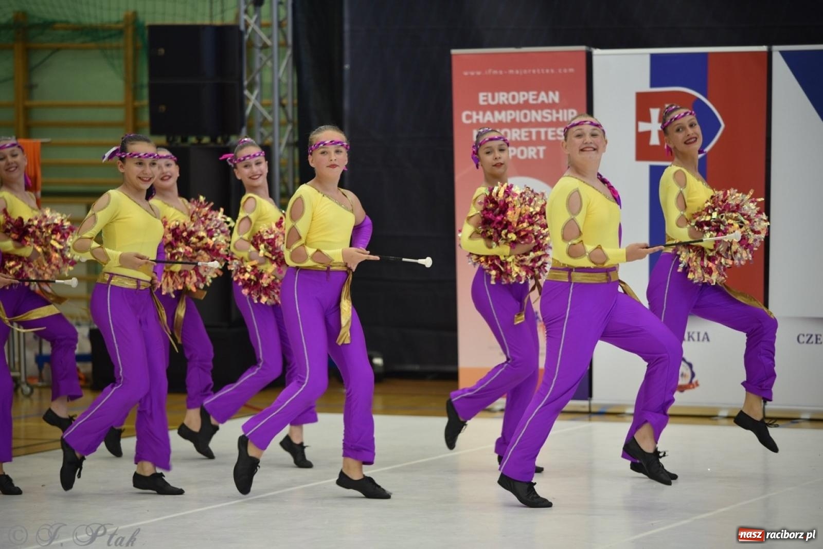 Zdjęcie w galerii na portalu naszraciborz.pl: Racibórz gospodarzem 17. Mistrzostw Europy Mażoretek [FOTO] wiadomości z regionu