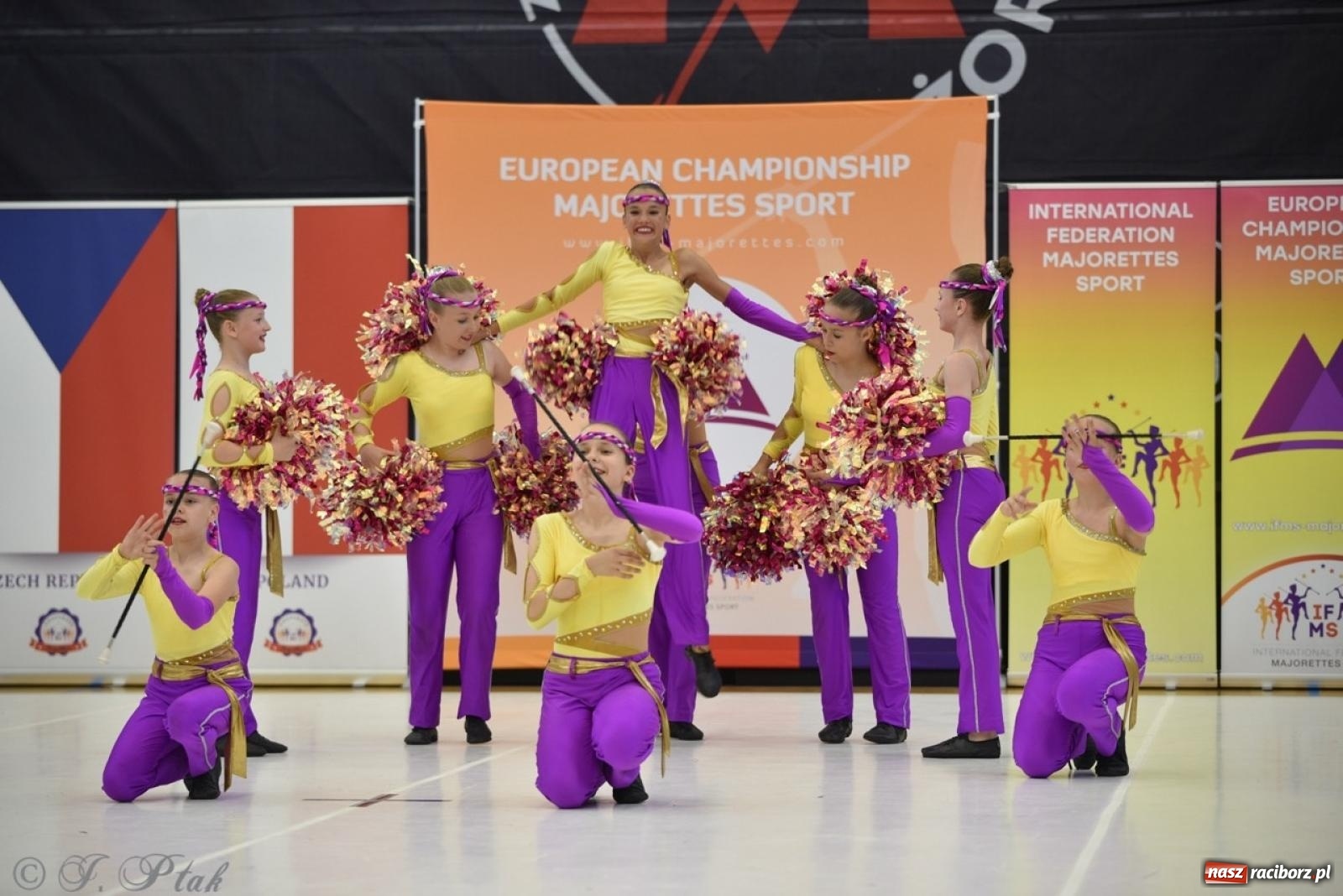 Zdjęcie w galerii na portalu naszraciborz.pl: Racibórz gospodarzem 17. Mistrzostw Europy Mażoretek [FOTO] wiadomości z regionu