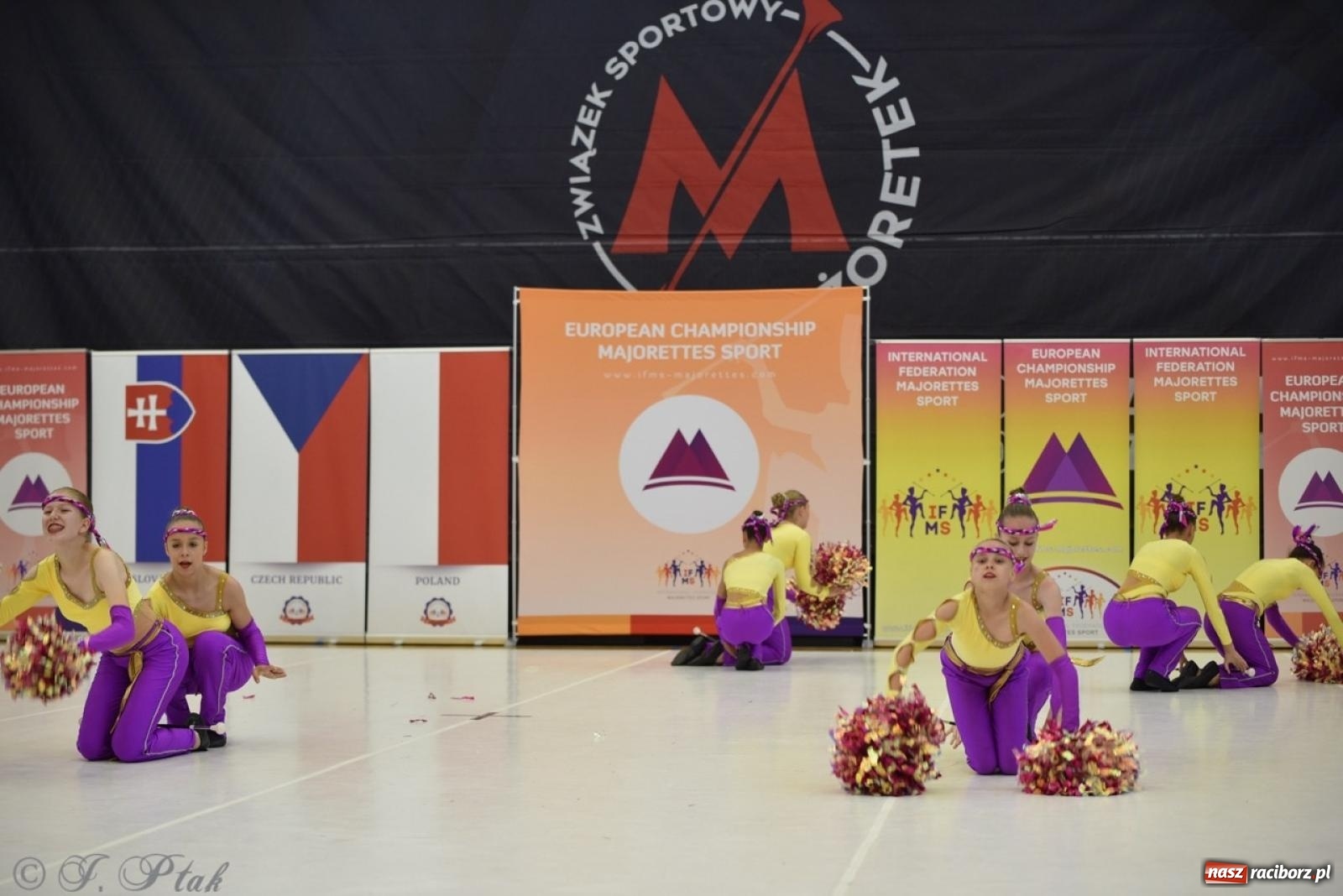 Zdjęcie w galerii na portalu naszraciborz.pl: Racibórz gospodarzem 17. Mistrzostw Europy Mażoretek [FOTO] wiadomości z regionu