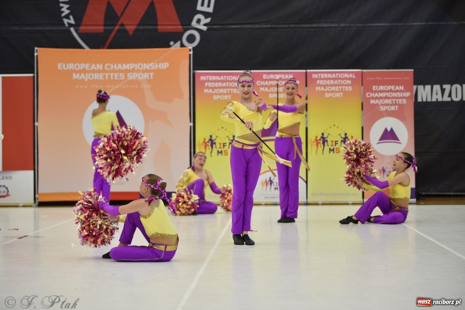 Zdjęcie w galerii na portalu naszraciborz.pl: Racibórz gospodarzem 17. Mistrzostw Europy Mażoretek [FOTO] wiadomości z regionu