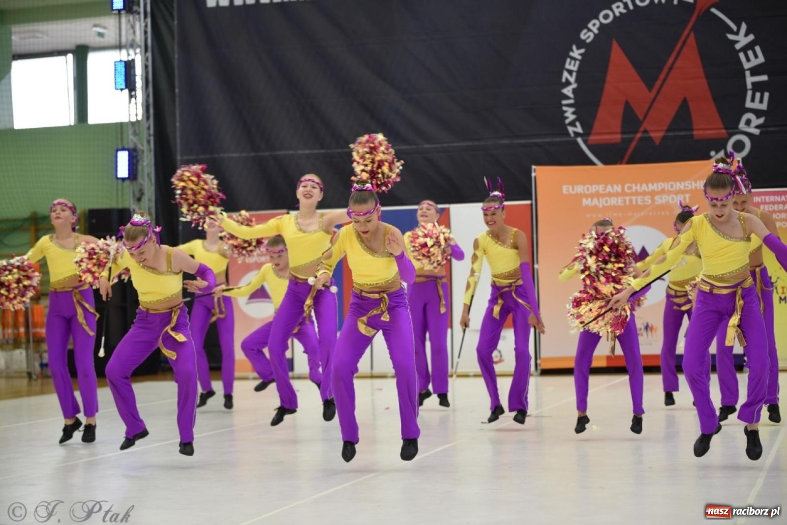 Zdjęcie w galerii na portalu naszraciborz.pl: Racibórz gospodarzem 17. Mistrzostw Europy Mażoretek [FOTO] wiadomości z regionu