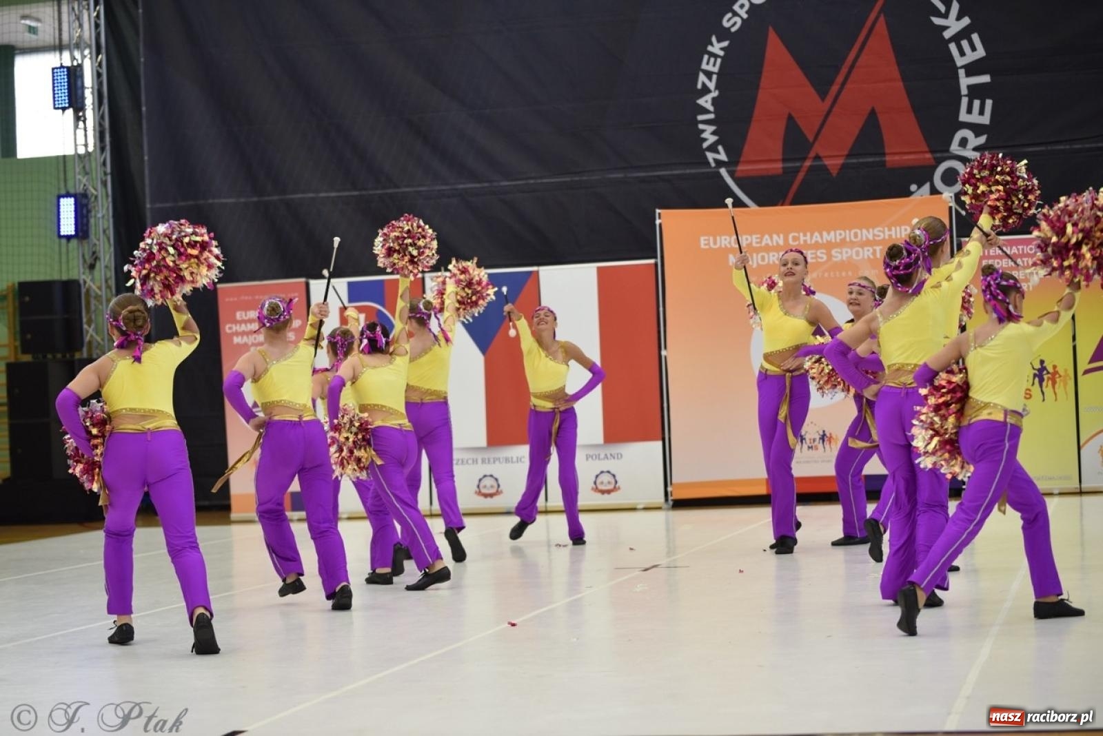 Zdjęcie w galerii na portalu naszraciborz.pl: Racibórz gospodarzem 17. Mistrzostw Europy Mażoretek [FOTO] wiadomości z regionu