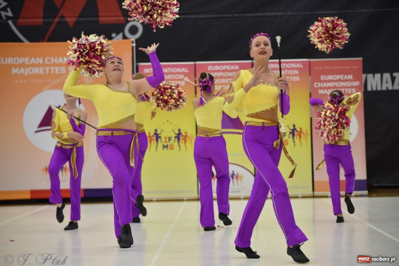 Zdjęcie w galerii na portalu naszraciborz.pl: Racibórz gospodarzem 17. Mistrzostw Europy Mażoretek [FOTO] wiadomości z regionu