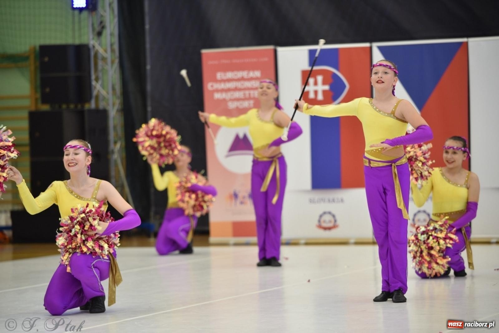Zdjęcie w galerii na portalu naszraciborz.pl: Racibórz gospodarzem 17. Mistrzostw Europy Mażoretek [FOTO] wiadomości z regionu