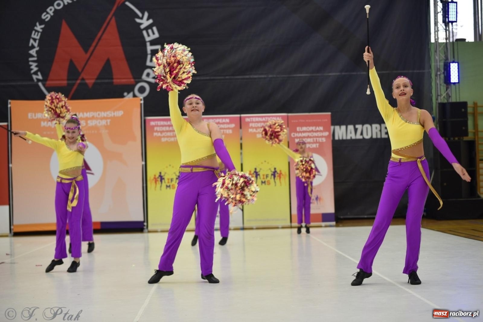 Zdjęcie w galerii na portalu naszraciborz.pl: Racibórz gospodarzem 17. Mistrzostw Europy Mażoretek [FOTO] wiadomości z regionu