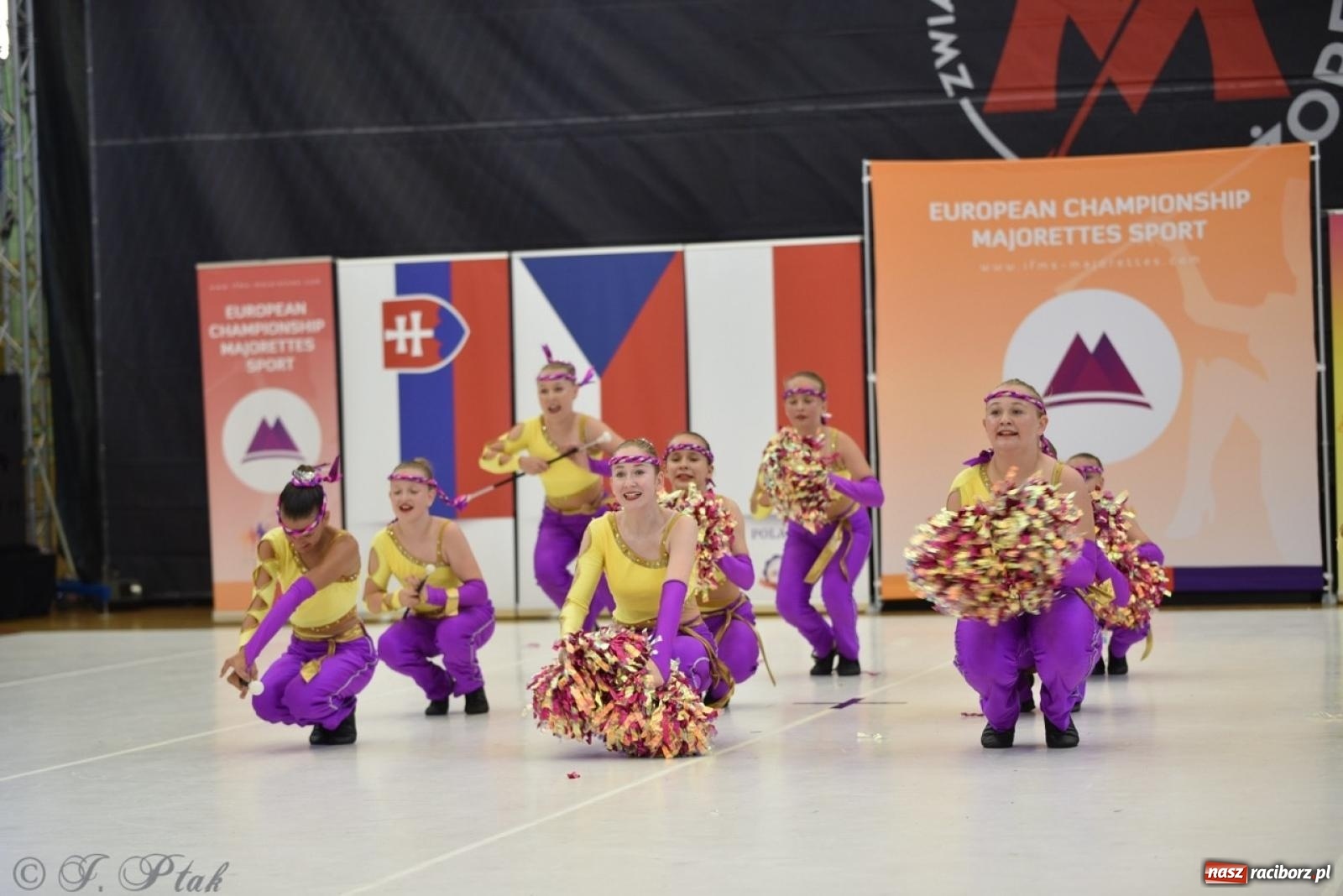 Zdjęcie w galerii na portalu naszraciborz.pl: Racibórz gospodarzem 17. Mistrzostw Europy Mażoretek [FOTO] wiadomości z regionu