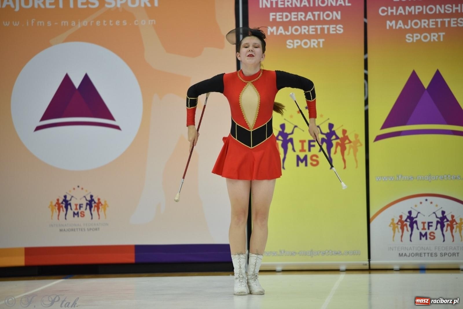 Zdjęcie w galerii na portalu naszraciborz.pl: Racibórz gospodarzem 17. Mistrzostw Europy Mażoretek [FOTO] wiadomości z regionu