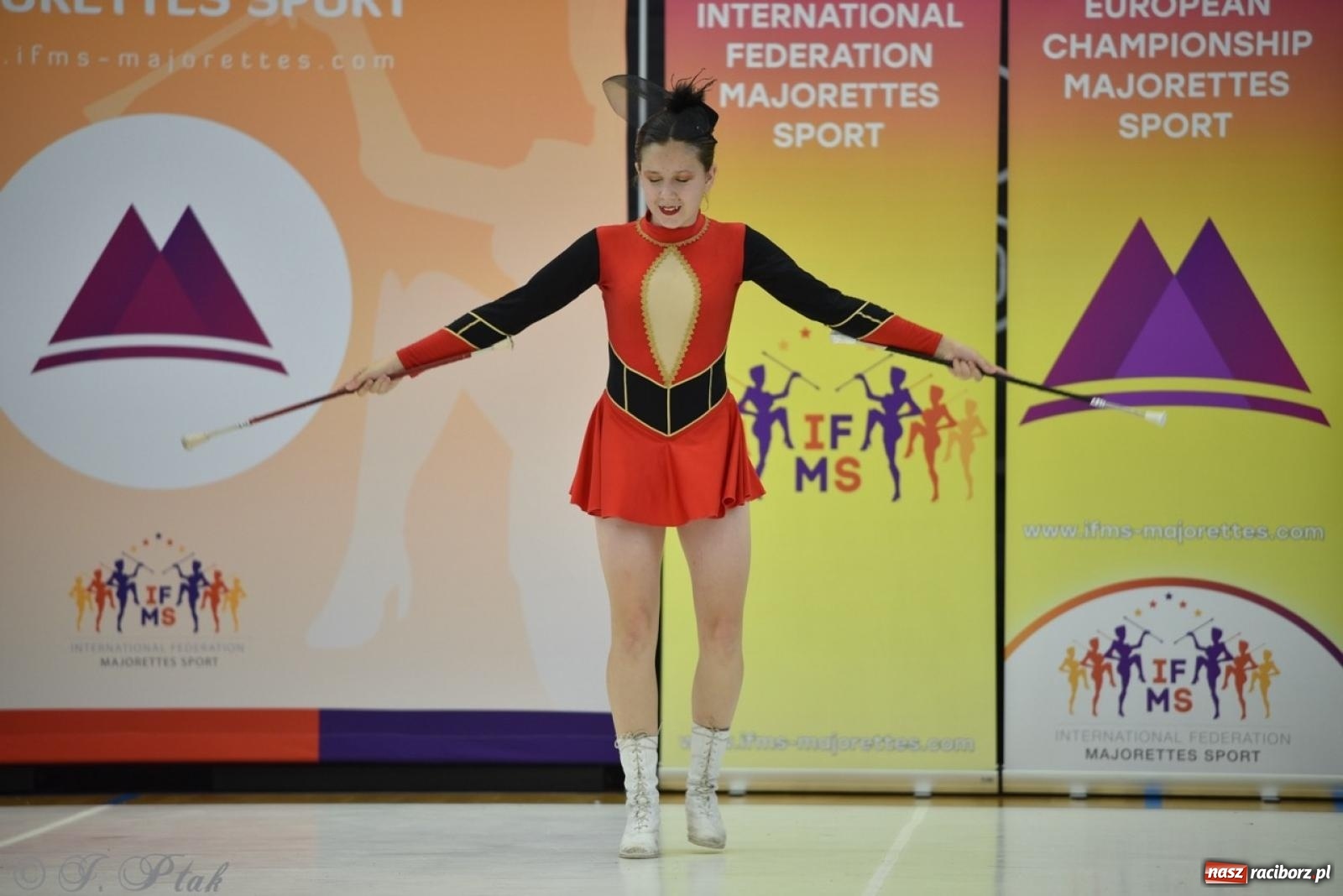 Zdjęcie w galerii na portalu naszraciborz.pl: Racibórz gospodarzem 17. Mistrzostw Europy Mażoretek [FOTO] wiadomości z regionu