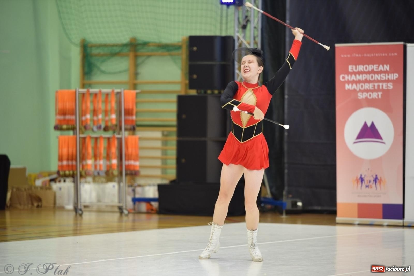 Zdjęcie w galerii na portalu naszraciborz.pl: Racibórz gospodarzem 17. Mistrzostw Europy Mażoretek [FOTO] wiadomości z regionu