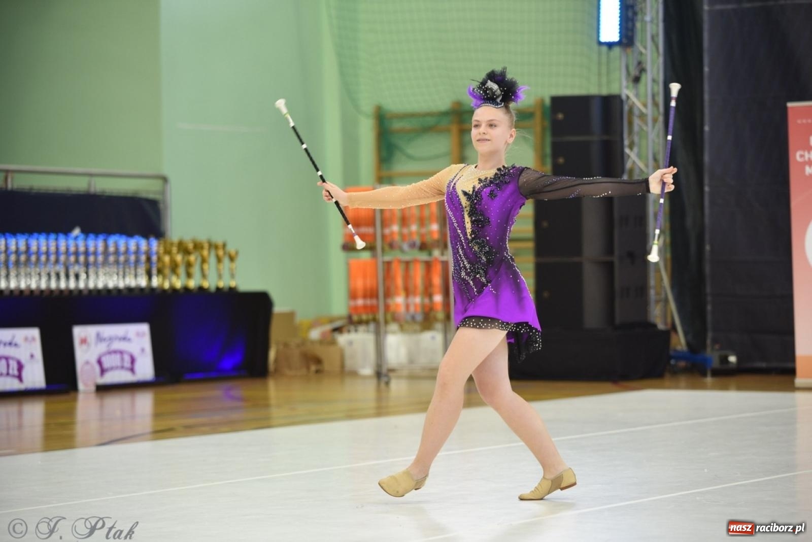 Zdjęcie w galerii na portalu naszraciborz.pl: Racibórz gospodarzem 17. Mistrzostw Europy Mażoretek [FOTO] wiadomości z regionu