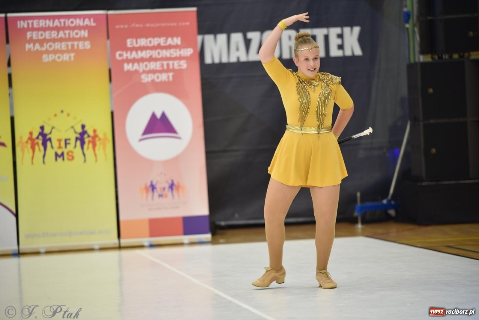 Zdjęcie w galerii na portalu naszraciborz.pl: Racibórz gospodarzem 17. Mistrzostw Europy Mażoretek [FOTO] wiadomości z regionu