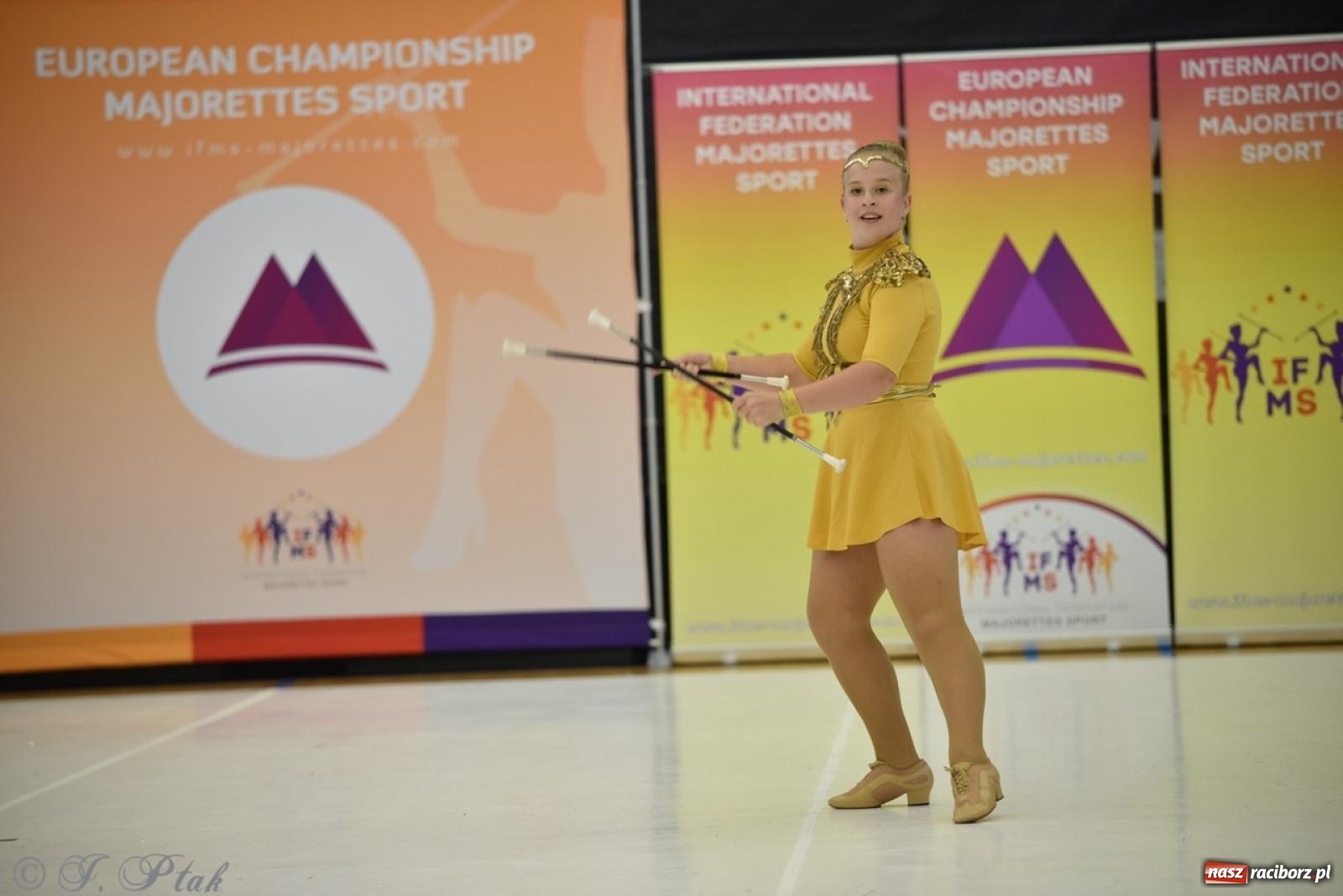 Zdjęcie w galerii na portalu naszraciborz.pl: Racibórz gospodarzem 17. Mistrzostw Europy Mażoretek [FOTO] wiadomości z regionu