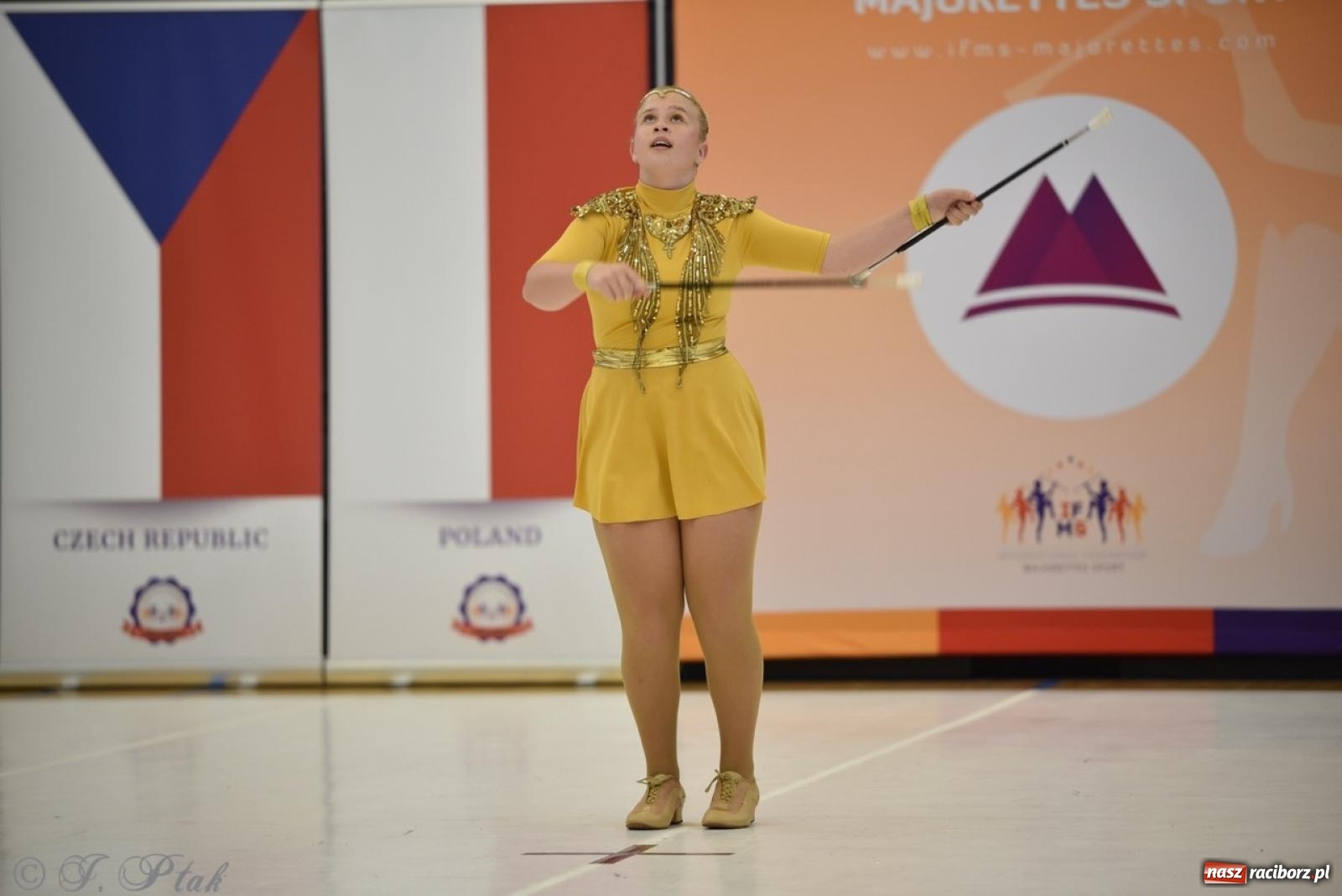 Zdjęcie w galerii na portalu naszraciborz.pl: Racibórz gospodarzem 17. Mistrzostw Europy Mażoretek [FOTO] wiadomości z regionu