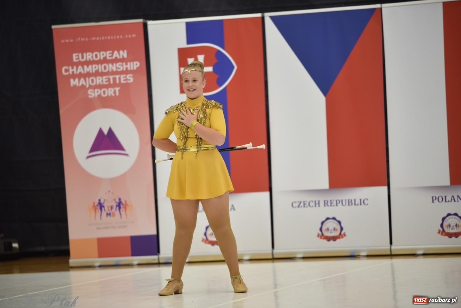 Zdjęcie w galerii na portalu naszraciborz.pl: Racibórz gospodarzem 17. Mistrzostw Europy Mażoretek [FOTO] wiadomości z regionu