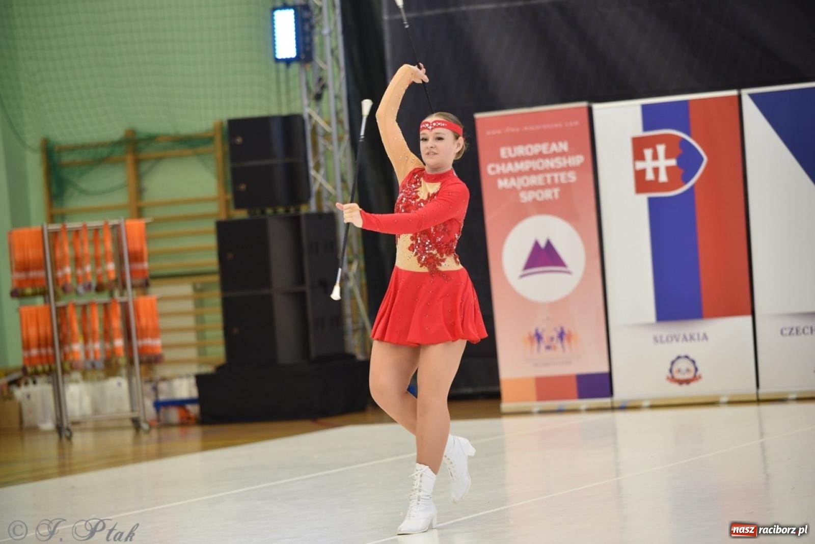 Zdjęcie w galerii na portalu naszraciborz.pl: Racibórz gospodarzem 17. Mistrzostw Europy Mażoretek [FOTO] wiadomości z regionu