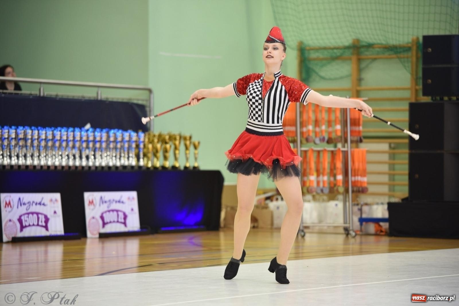 Zdjęcie w galerii na portalu naszraciborz.pl: Racibórz gospodarzem 17. Mistrzostw Europy Mażoretek [FOTO] wiadomości z regionu