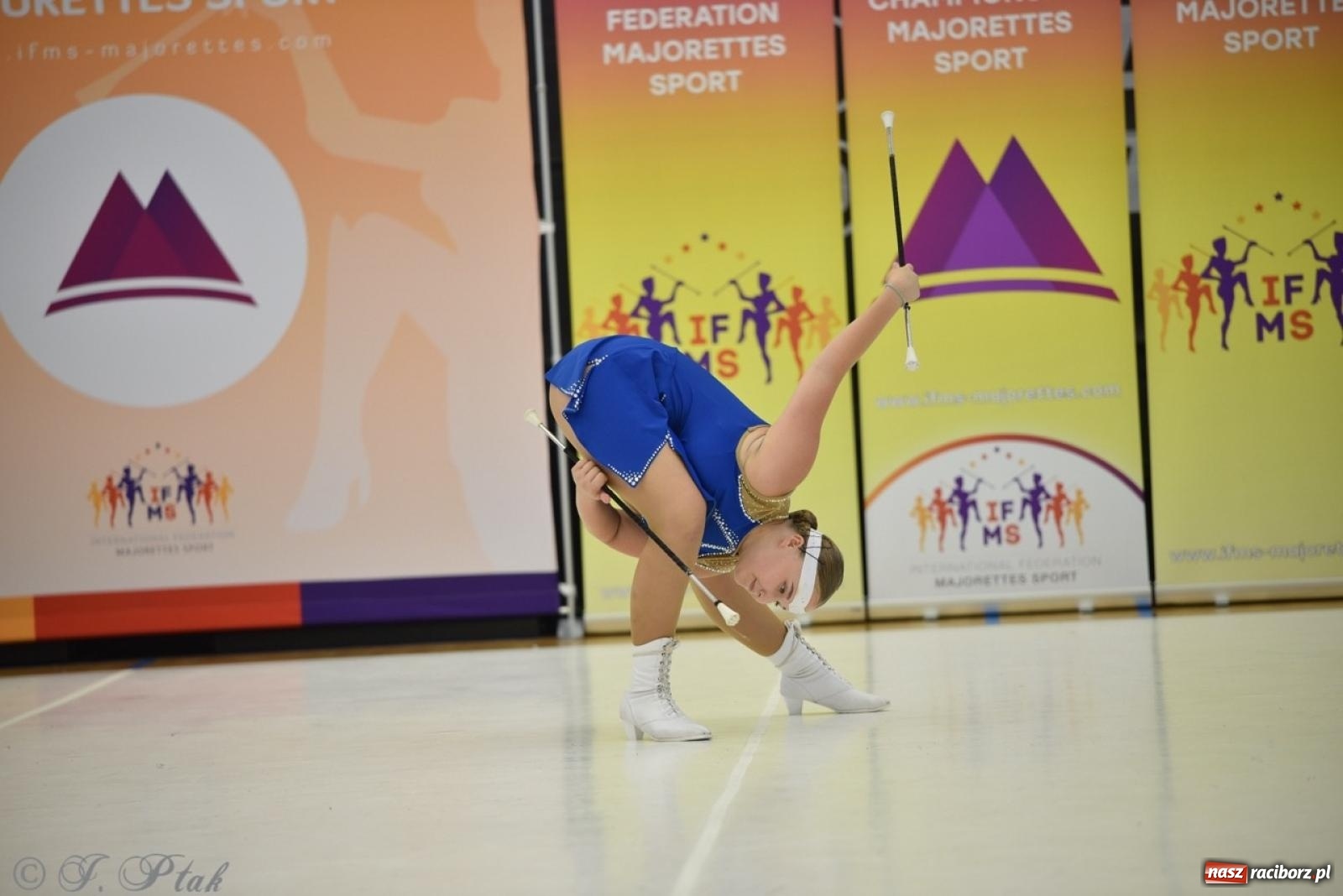 Zdjęcie w galerii na portalu naszraciborz.pl: Racibórz gospodarzem 17. Mistrzostw Europy Mażoretek [FOTO] wiadomości z regionu