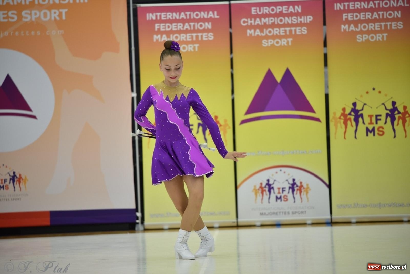 Zdjęcie w galerii na portalu naszraciborz.pl: Racibórz gospodarzem 17. Mistrzostw Europy Mażoretek [FOTO] wiadomości z regionu