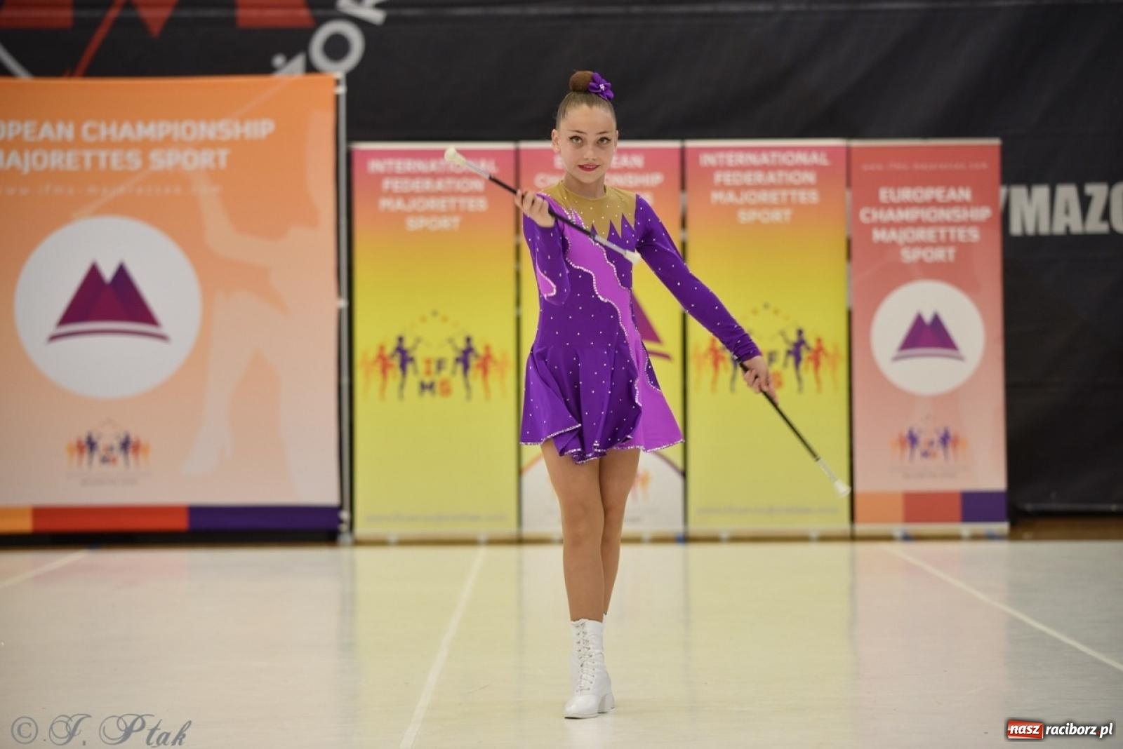 Zdjęcie w galerii na portalu naszraciborz.pl: Racibórz gospodarzem 17. Mistrzostw Europy Mażoretek [FOTO] wiadomości z regionu