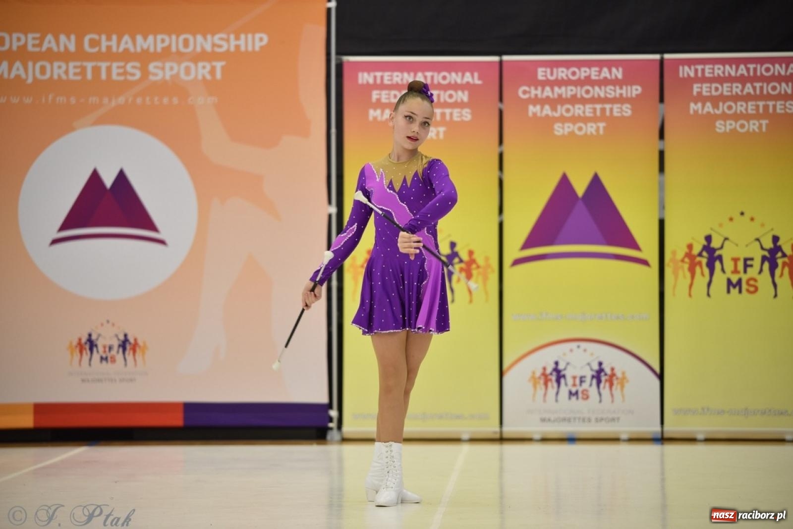 Zdjęcie w galerii na portalu naszraciborz.pl: Racibórz gospodarzem 17. Mistrzostw Europy Mażoretek [FOTO] wiadomości z regionu