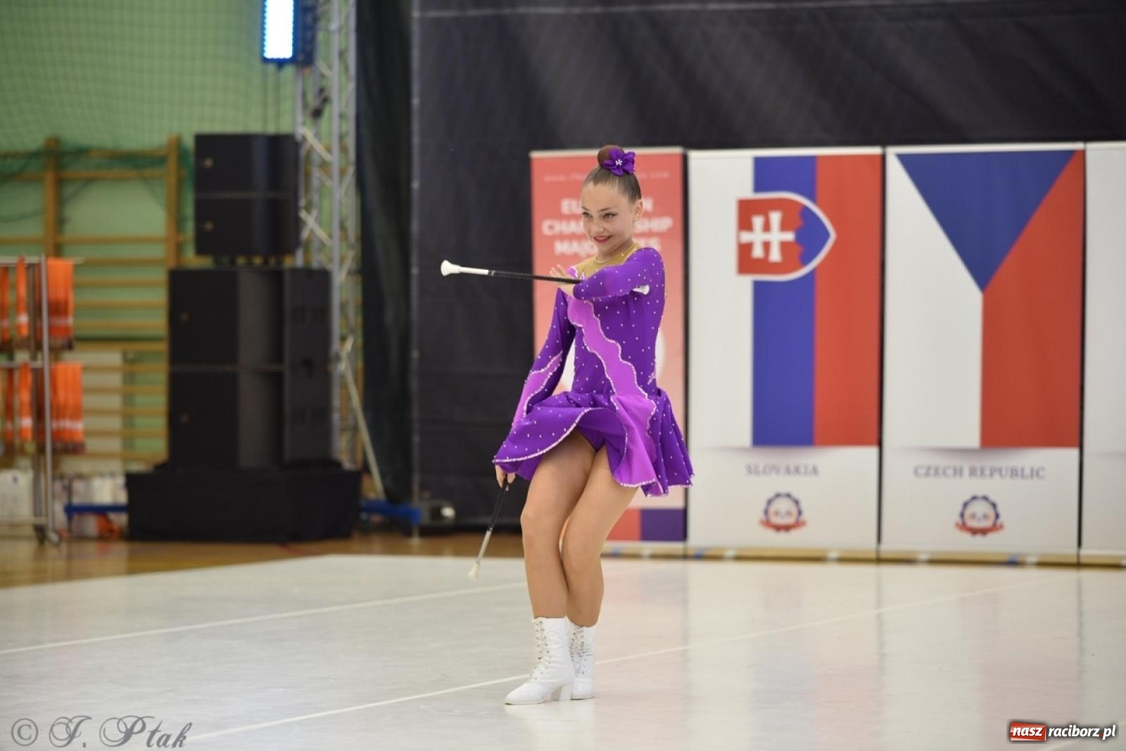 Zdjęcie w galerii na portalu naszraciborz.pl: Racibórz gospodarzem 17. Mistrzostw Europy Mażoretek [FOTO] wiadomości z regionu