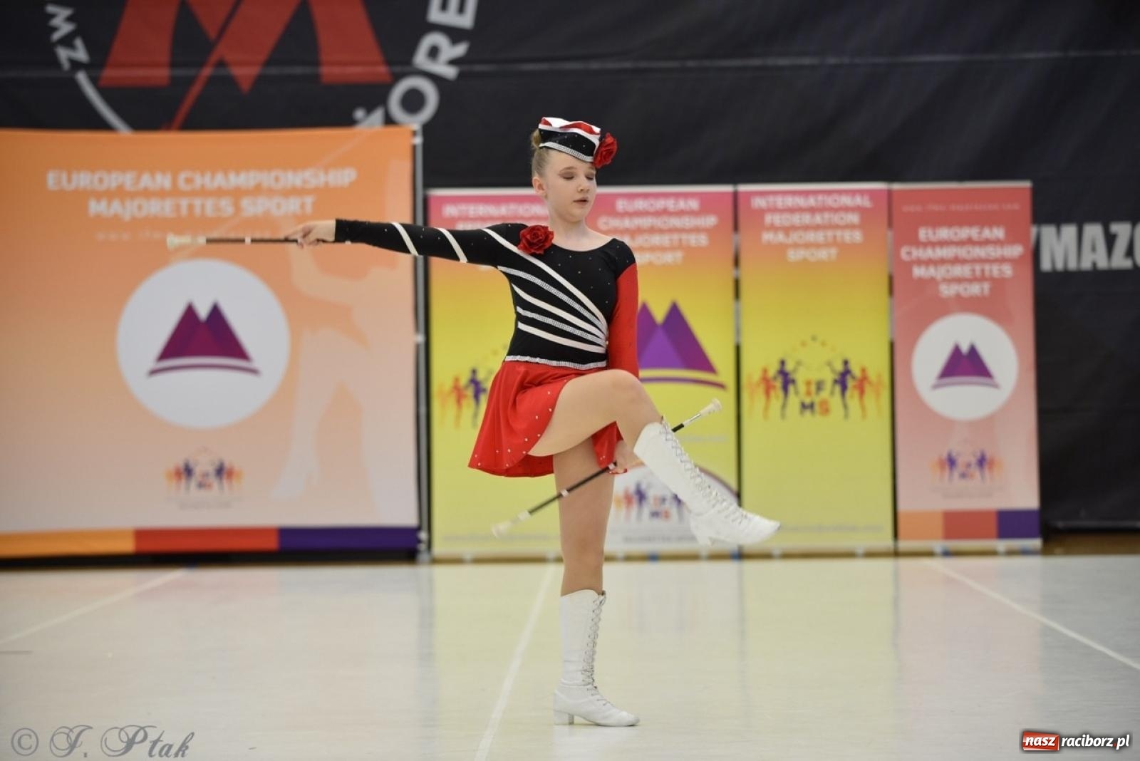 Zdjęcie w galerii na portalu naszraciborz.pl: Racibórz gospodarzem 17. Mistrzostw Europy Mażoretek [FOTO] wiadomości z regionu