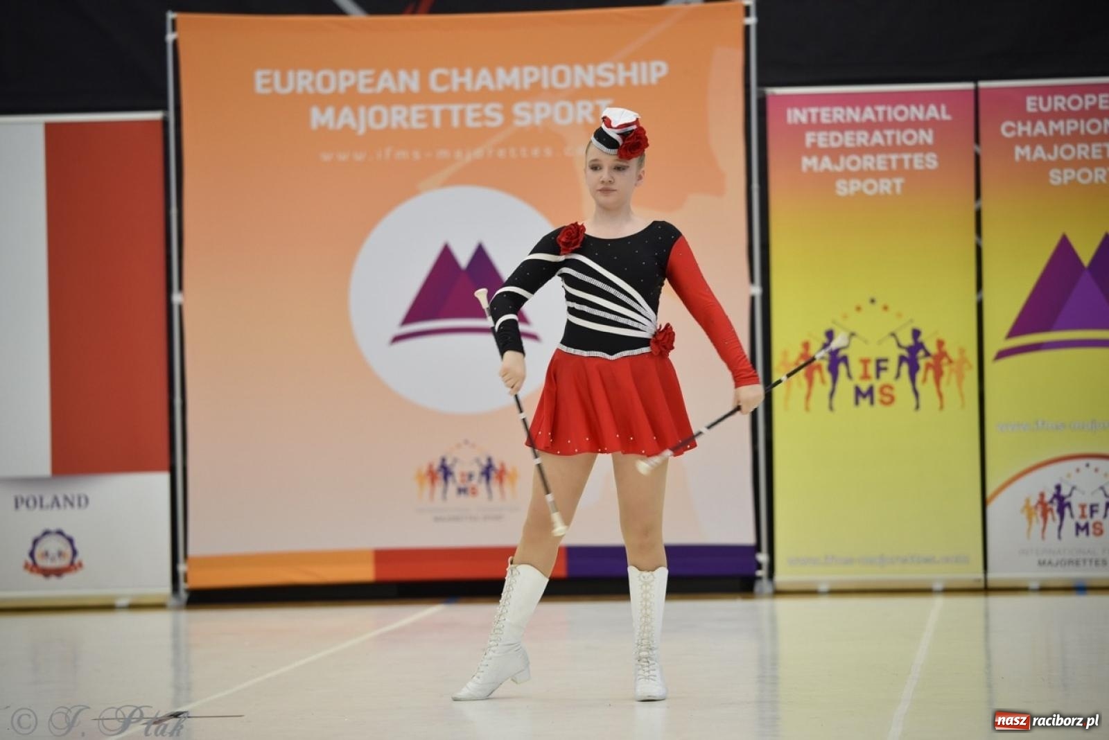 Zdjęcie w galerii na portalu naszraciborz.pl: Racibórz gospodarzem 17. Mistrzostw Europy Mażoretek [FOTO] wiadomości z regionu