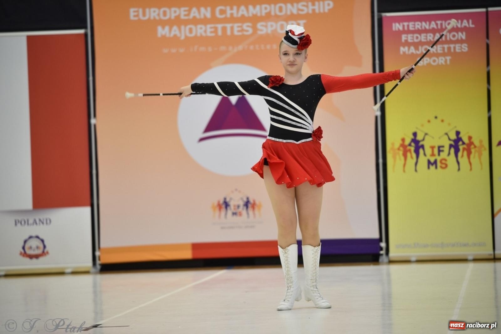 Zdjęcie w galerii na portalu naszraciborz.pl: Racibórz gospodarzem 17. Mistrzostw Europy Mażoretek [FOTO] wiadomości z regionu