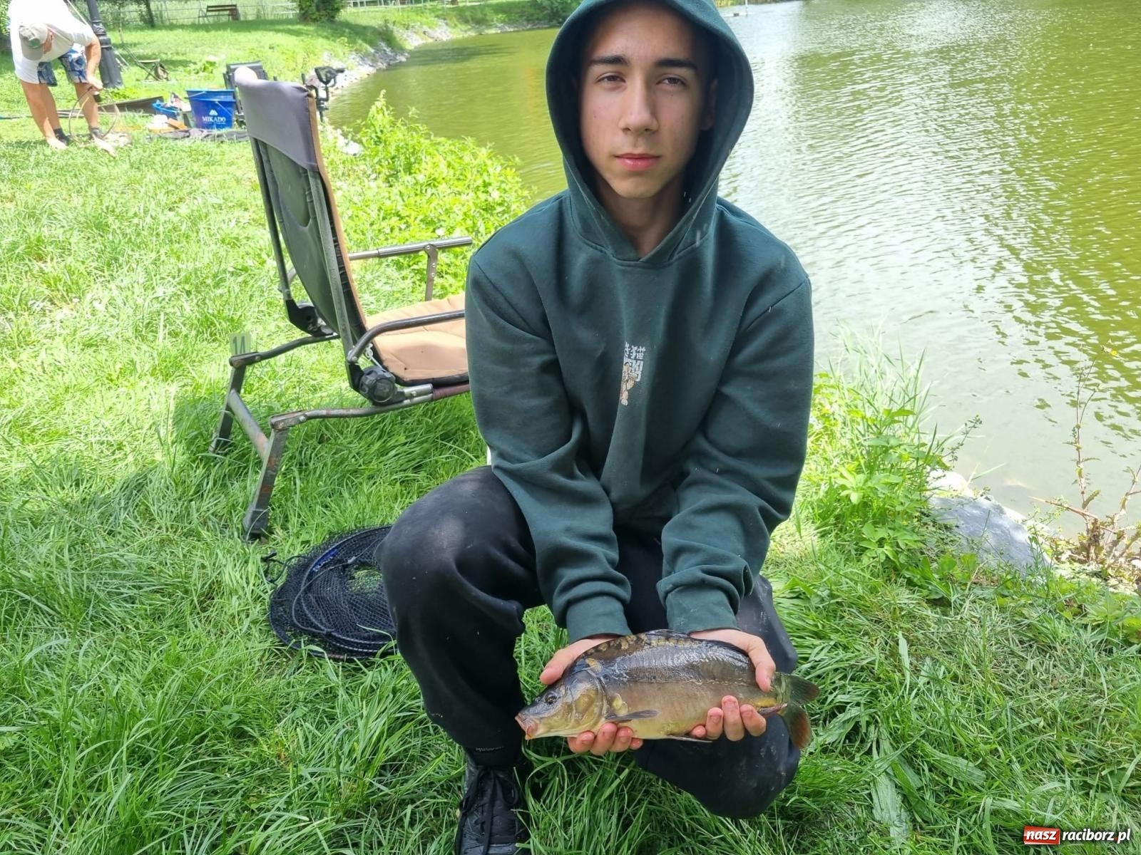 Zdjęcie w galerii na portalu naszraciborz.pl: Dawid Skatuła wygrał wędkarskie zawody spławikowe w Krowiarkach wiadomości z regionu