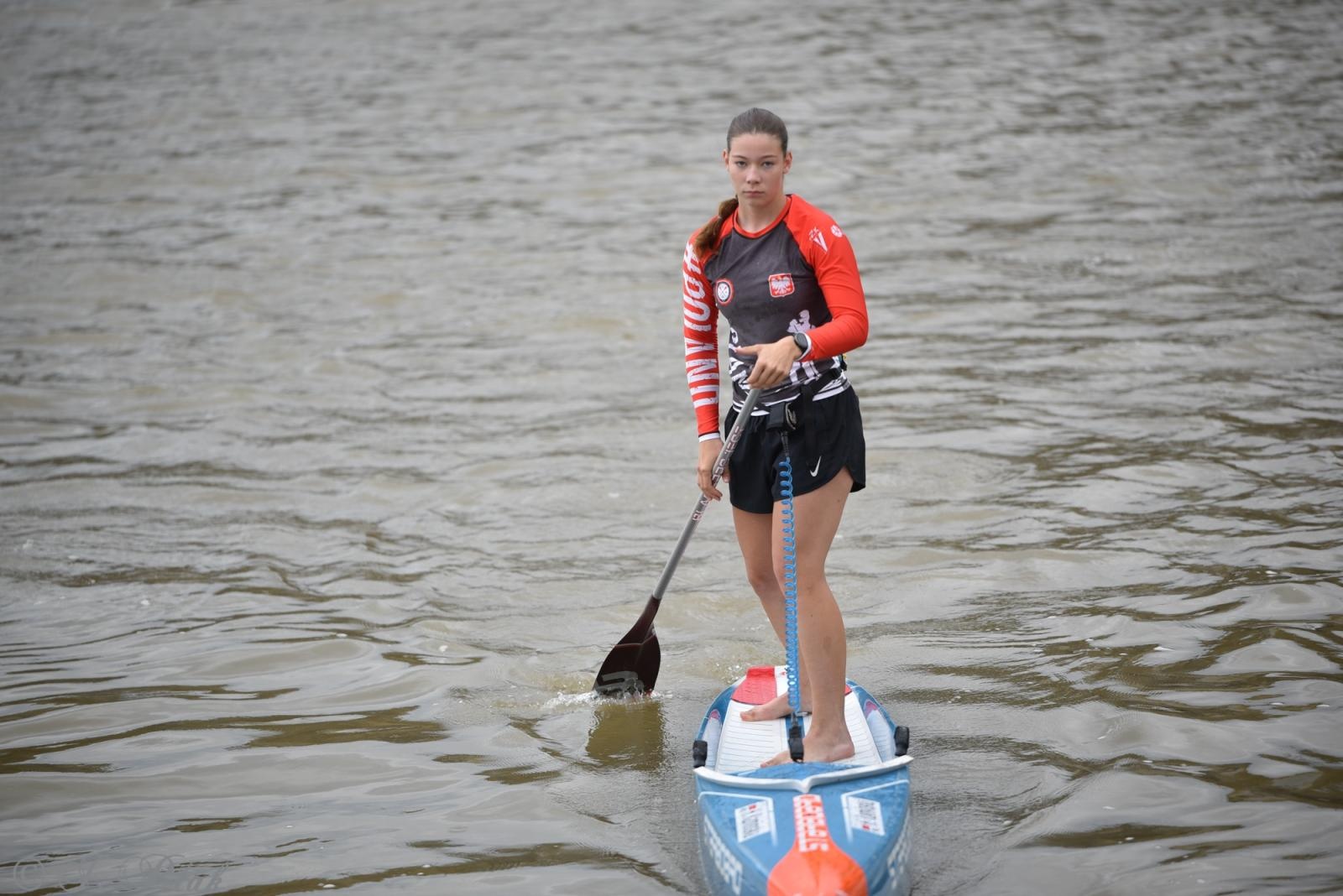 Zdjęcie w galerii na portalu naszraciborz.pl: Odra SUP Cup. Wyścig na najdłuższym dystansie wystartował spod zapory wiadomości z regionu