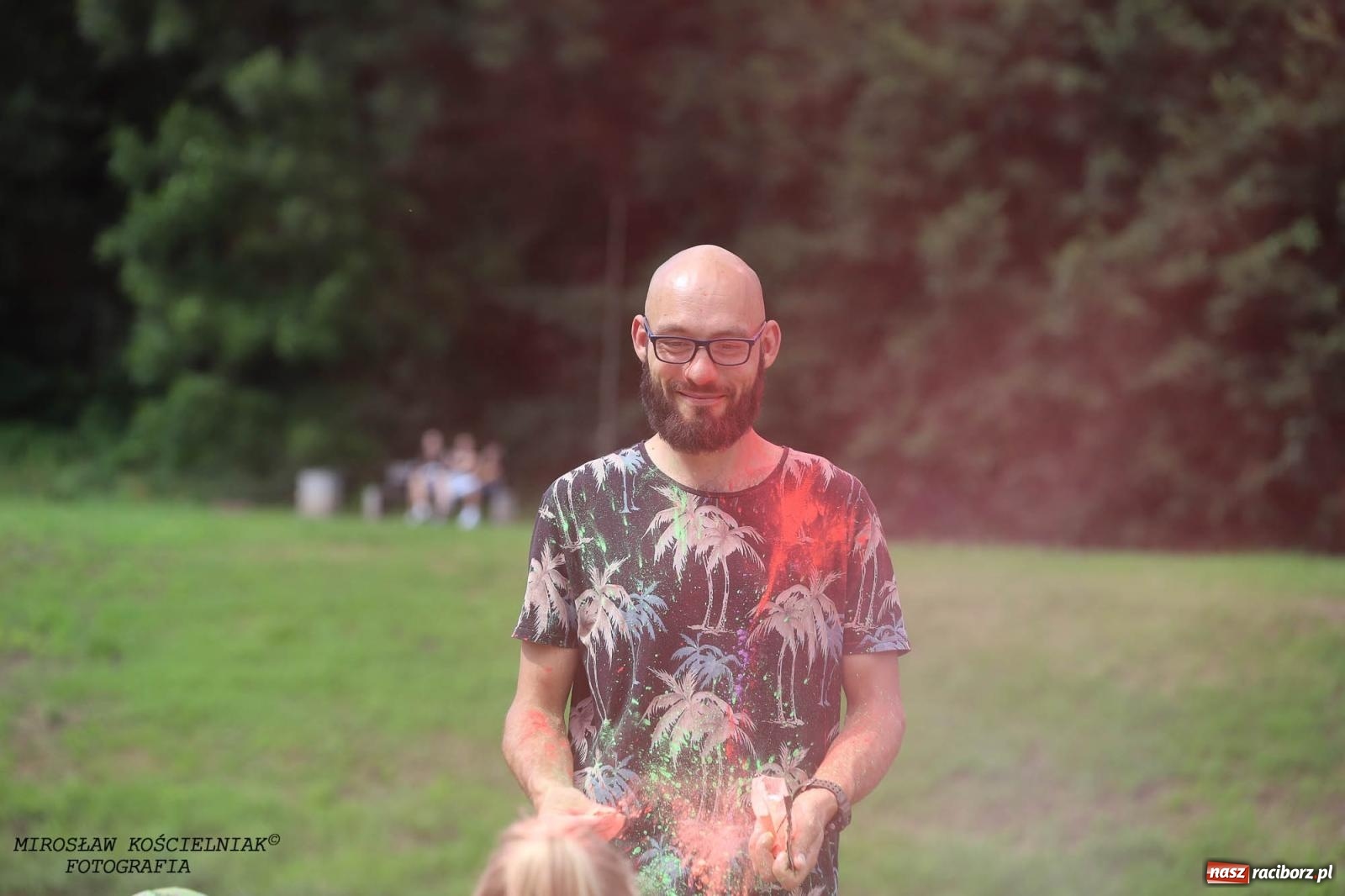 Zdjęcie w galerii na portalu naszraciborz.pl: Holi Święto Kolorów na raciborskich bulwarach [FOTO] wiadomości z regionu