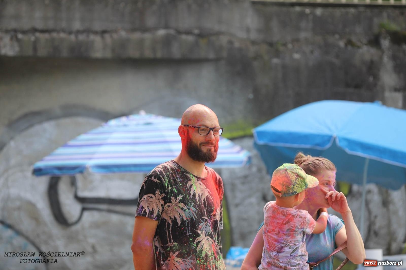 Zdjęcie w galerii na portalu naszraciborz.pl: Holi Święto Kolorów na raciborskich bulwarach [FOTO] wiadomości z regionu