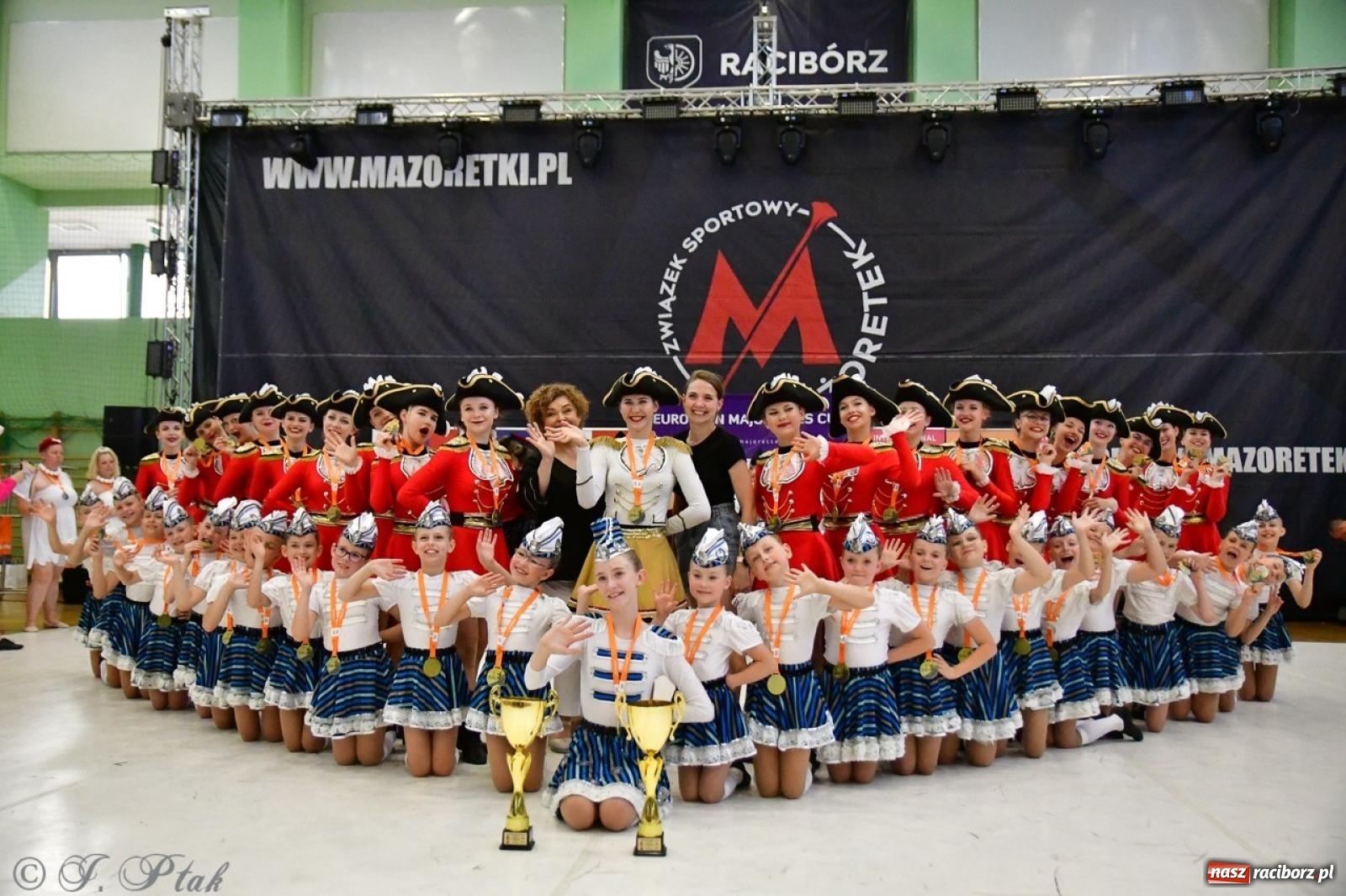 Zdjęcie w galerii na portalu naszraciborz.pl: Trzydniowe święto mażoretek w Raciborzu wiadomości z regionu
