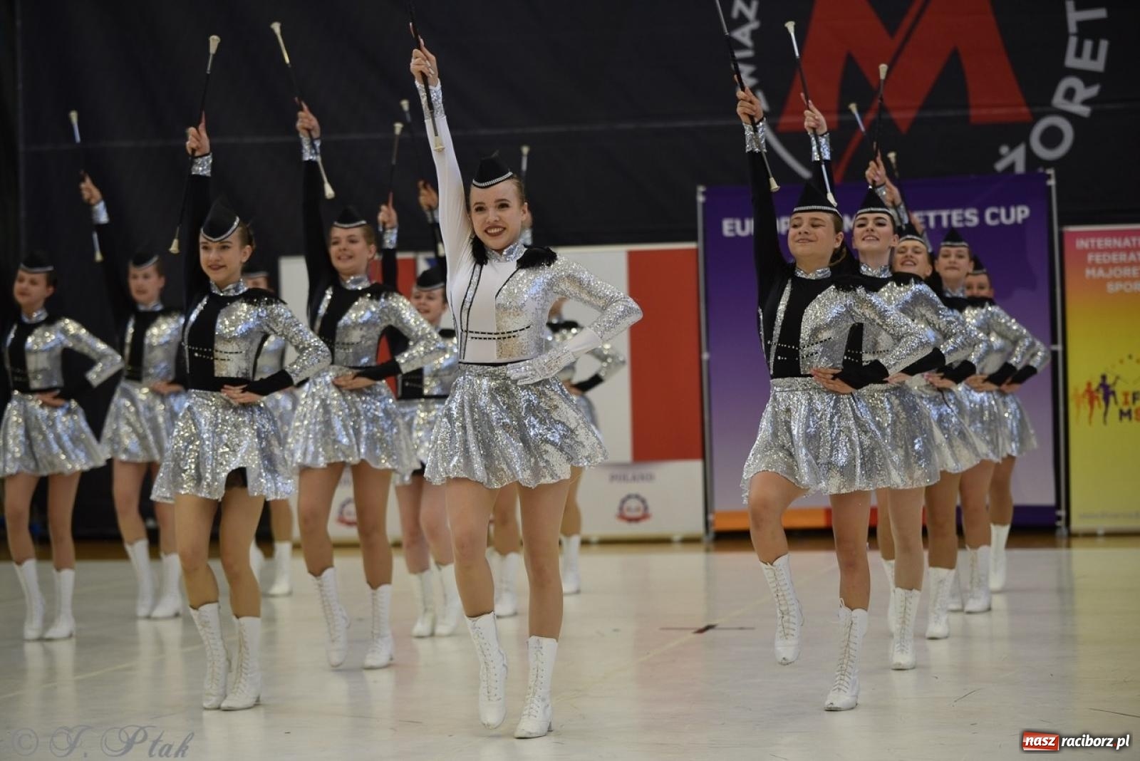 Zdjęcie w galerii na portalu naszraciborz.pl: Trzydniowe święto mażoretek w Raciborzu wiadomości z regionu