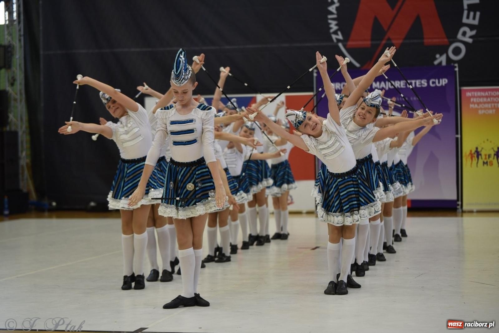 Zdjęcie w galerii na portalu naszraciborz.pl: Trzydniowe święto mażoretek w Raciborzu wiadomości z regionu
