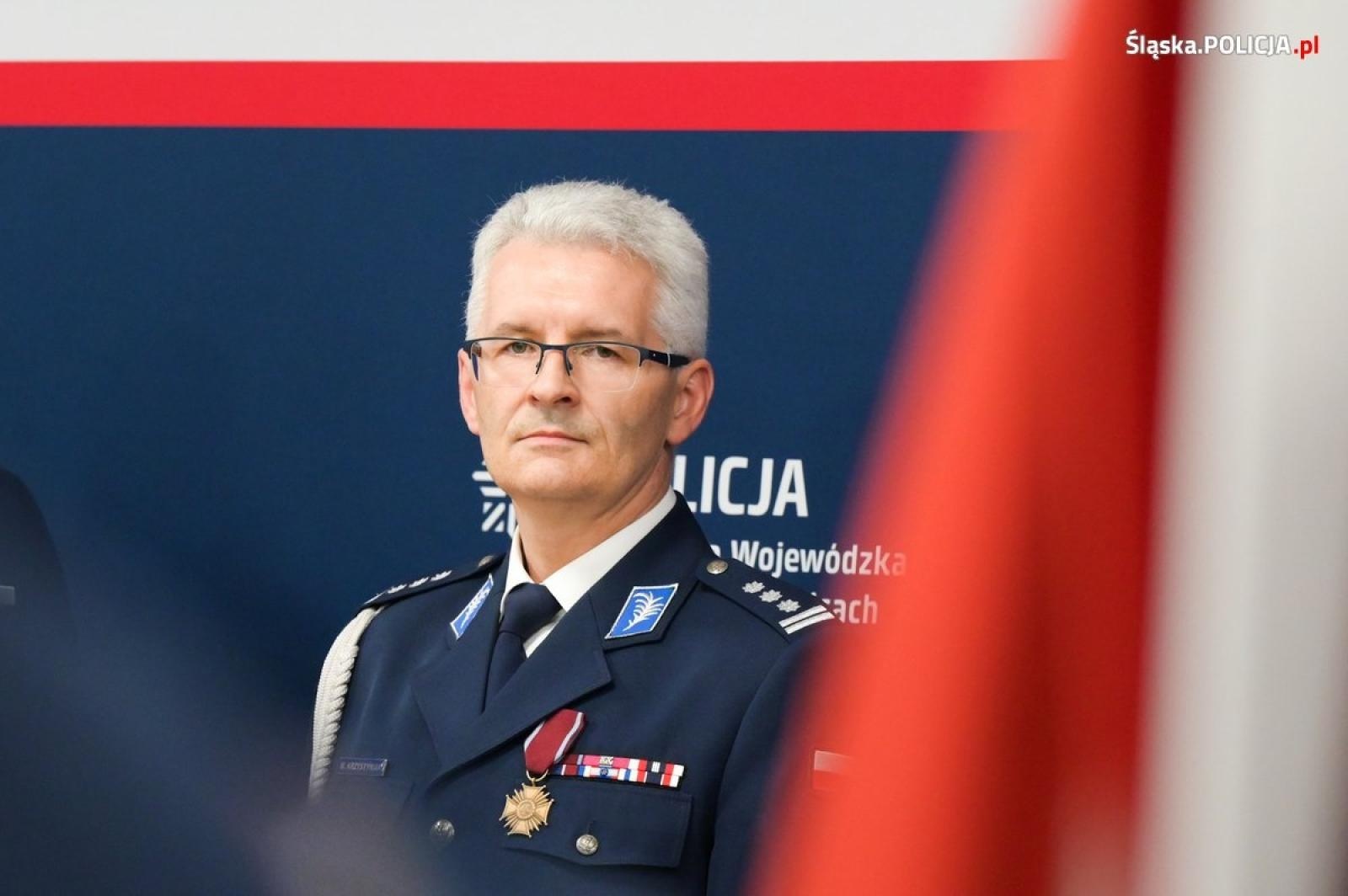 Zdjęcie w galerii na portalu naszraciborz.pl: Inspektor Mariusz Krzystyniak zasiadł w fotelu komendanta wojewódzkiego policji wiadomości z regionu