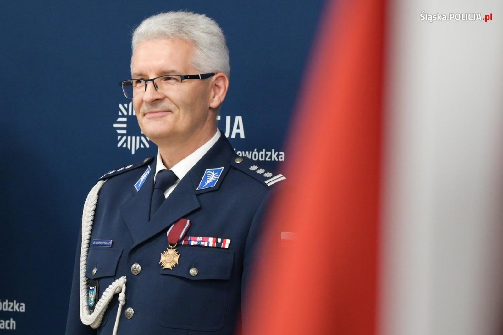 Zdjęcie w galerii na portalu naszraciborz.pl: Inspektor Mariusz Krzystyniak zasiadł w fotelu komendanta wojewódzkiego policji wiadomości z regionu