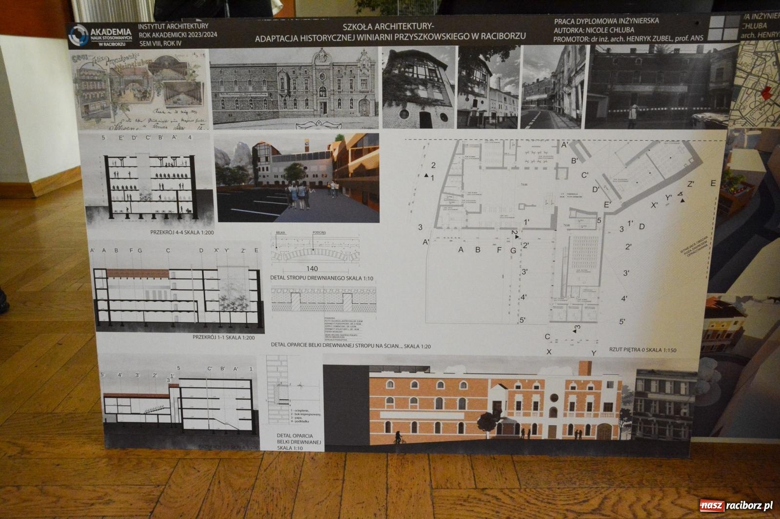 Zdjęcie w galerii na portalu naszraciborz.pl: Absolwenci raciborskiej architektury bronili swoje projekty inżynierskie wiadomości z regionu