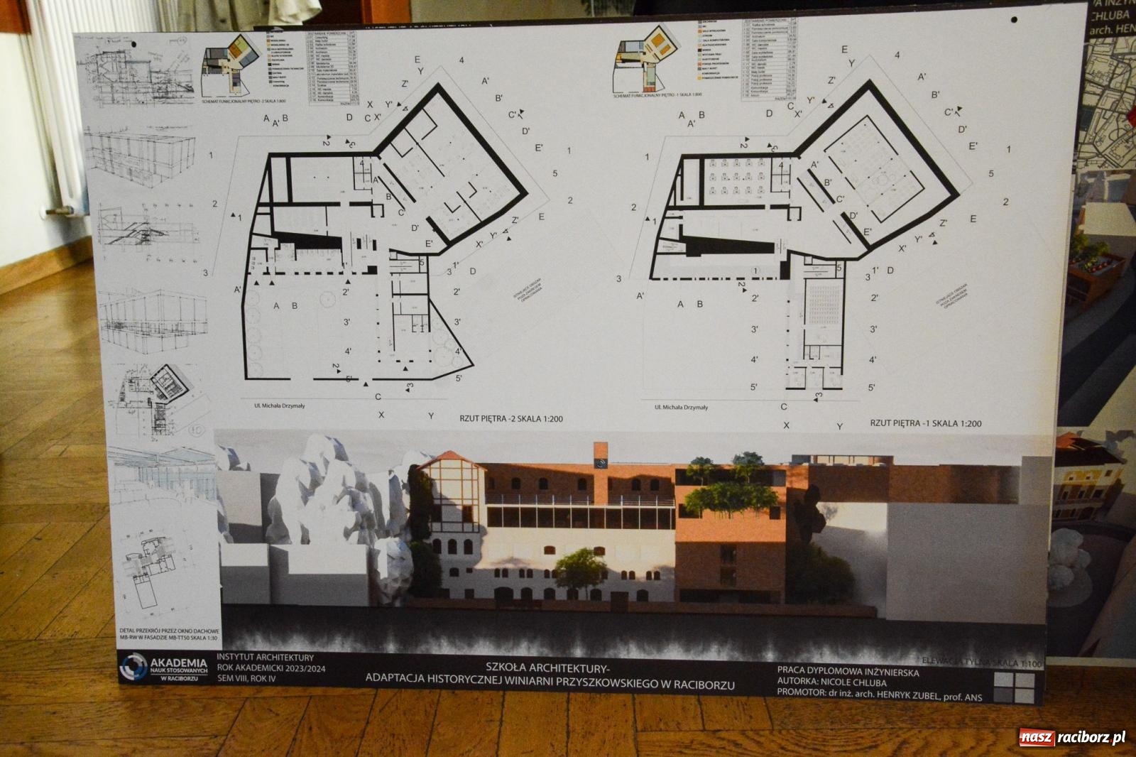 Zdjęcie w galerii na portalu naszraciborz.pl: Absolwenci raciborskiej architektury bronili swoje projekty inżynierskie wiadomości z regionu