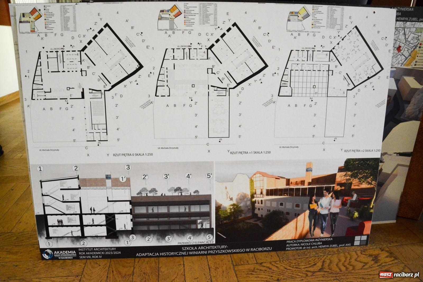 Zdjęcie w galerii na portalu naszraciborz.pl: Absolwenci raciborskiej architektury bronili swoje projekty inżynierskie wiadomości z regionu