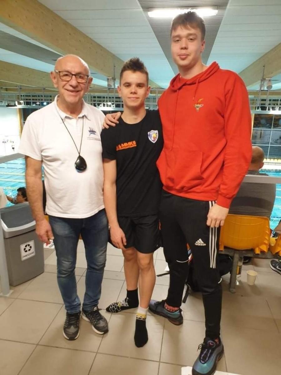 Zdjęcie w galerii na portalu naszraciborz.pl: Pływanie. Cztery tytuły wicemistrzowskie Dominika Dudysa wiadomości z regionu