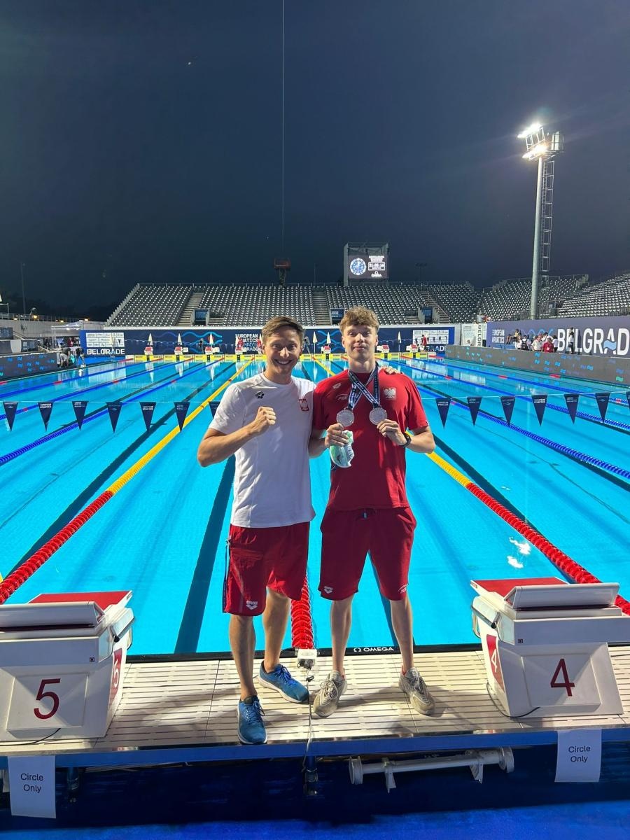 Zdjęcie w galerii na portalu naszraciborz.pl: Pływanie. Cztery tytuły wicemistrzowskie Dominika Dudysa wiadomości z regionu