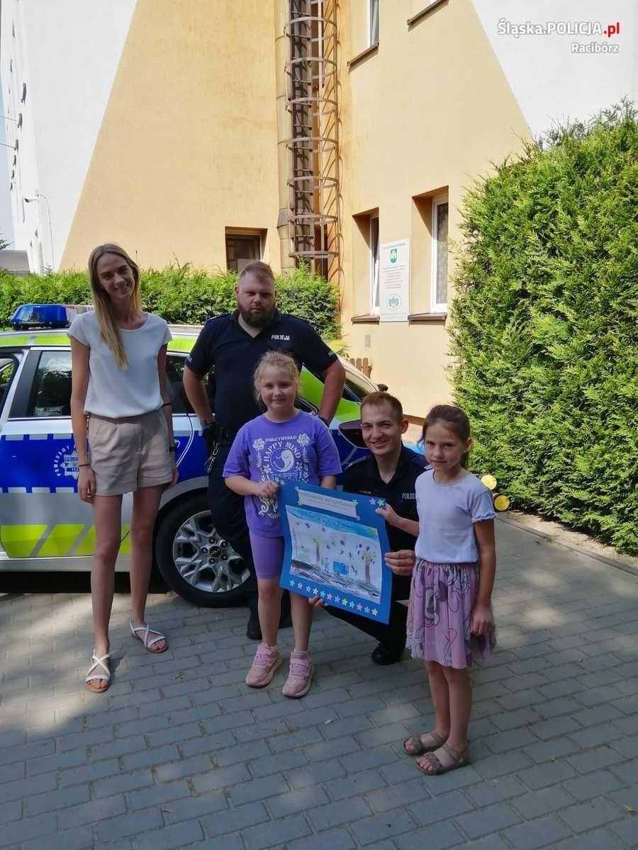 Zdjęcie w galerii na portalu naszraciborz.pl: Pietrowice Wielkie. Bezpieczne wakacje z policjantami wiadomości z regionu