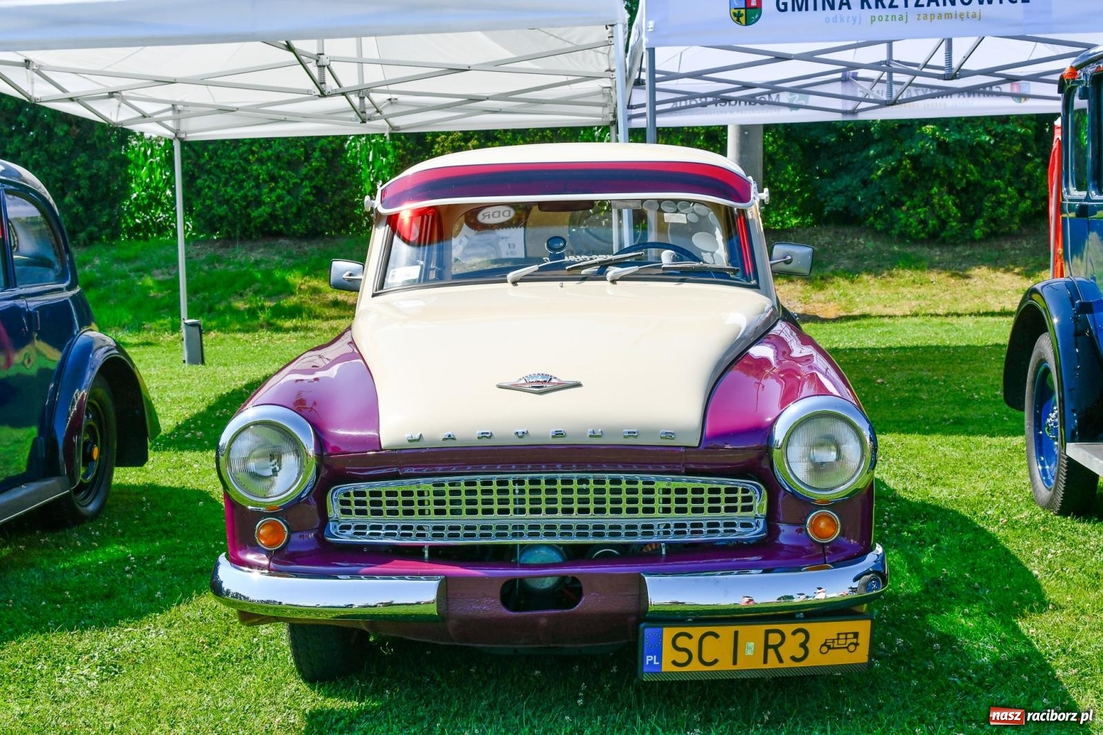 Zdjęcie w galerii na portalu naszraciborz.pl: Stare samochody i motocykle na zlocie w Zabełkowie [FOTO i WIDEO] wiadomości z regionu