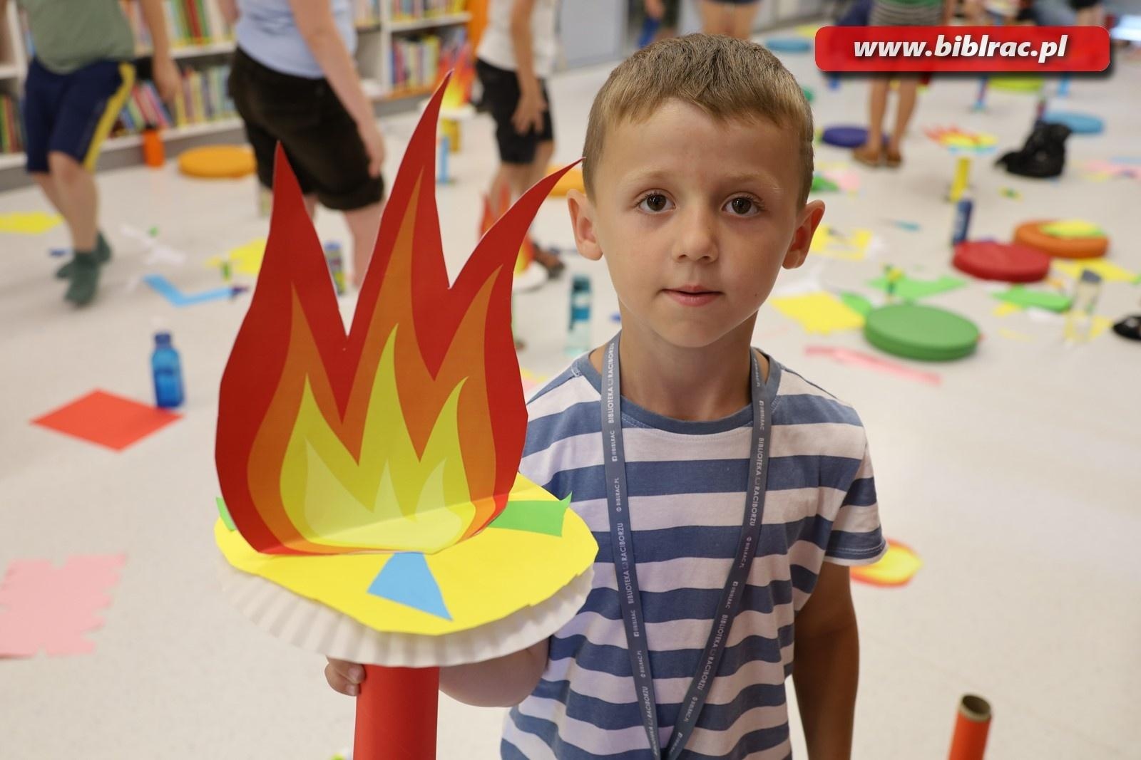 Zdjęcie w galerii na portalu naszraciborz.pl: Wakacje w książnicy w olimpijskim klimacie [FOTO i WIDEO] wiadomości z regionu